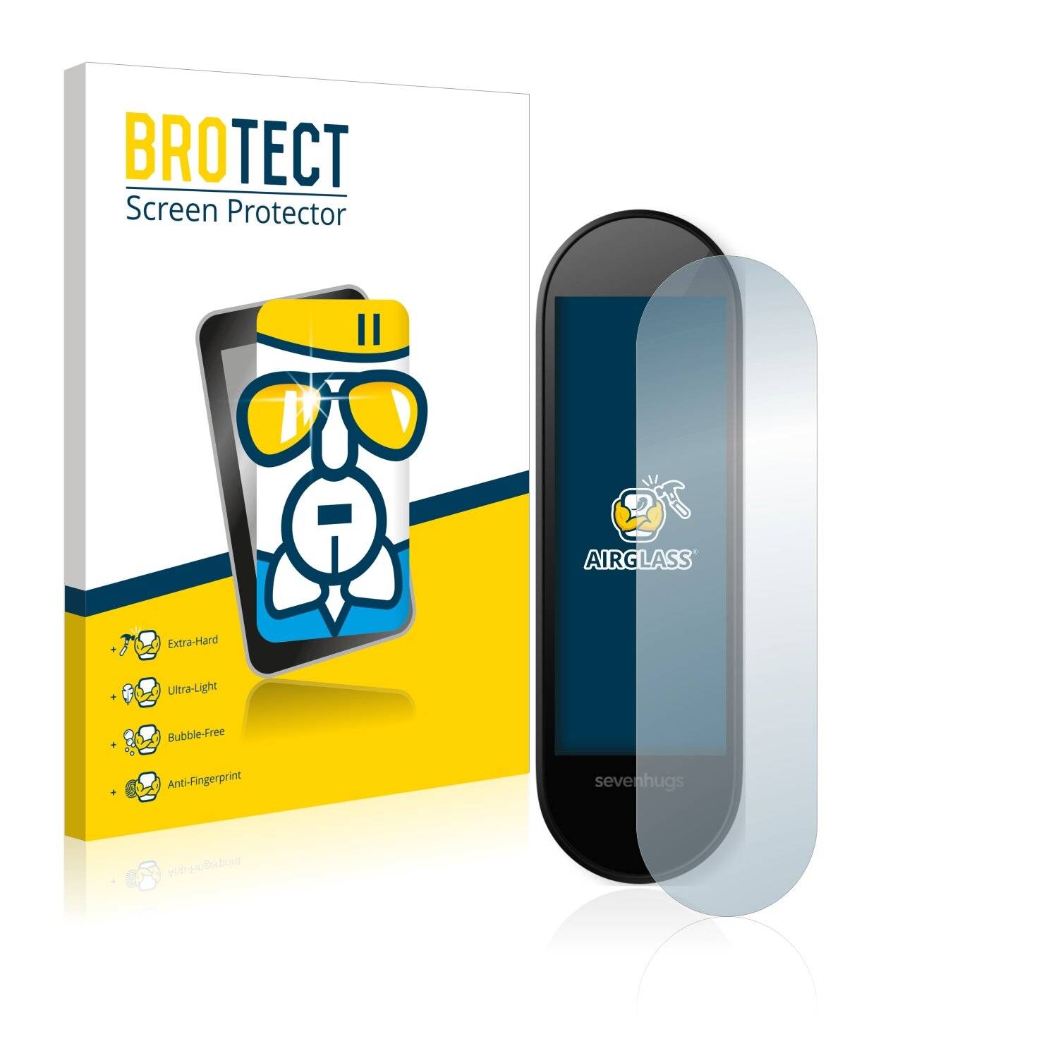 BROTECT AirGlass Schutzglas Folie für Sevenhugs Smart Remote