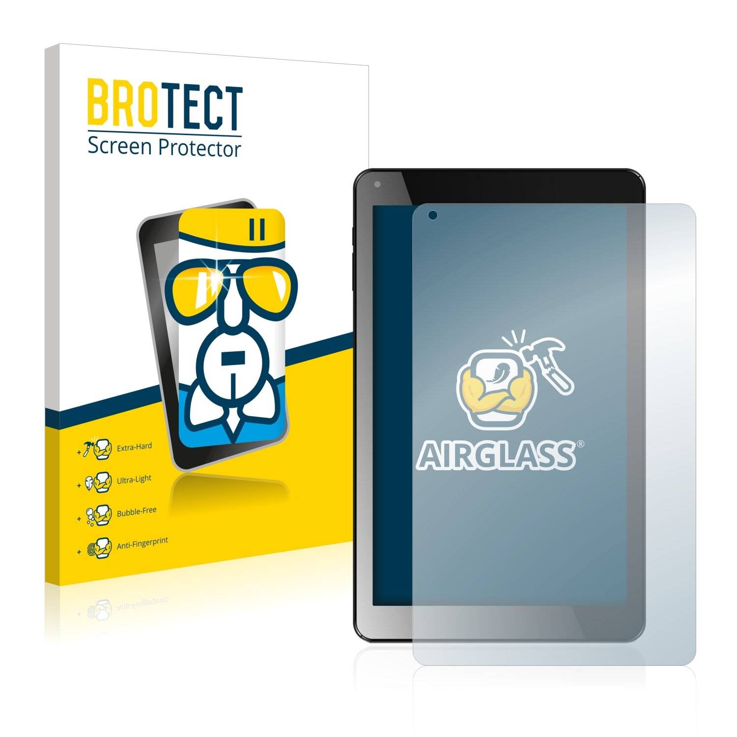 BROTECT AirGlass Schutzglas Folie für Odys Xelio Pro 10