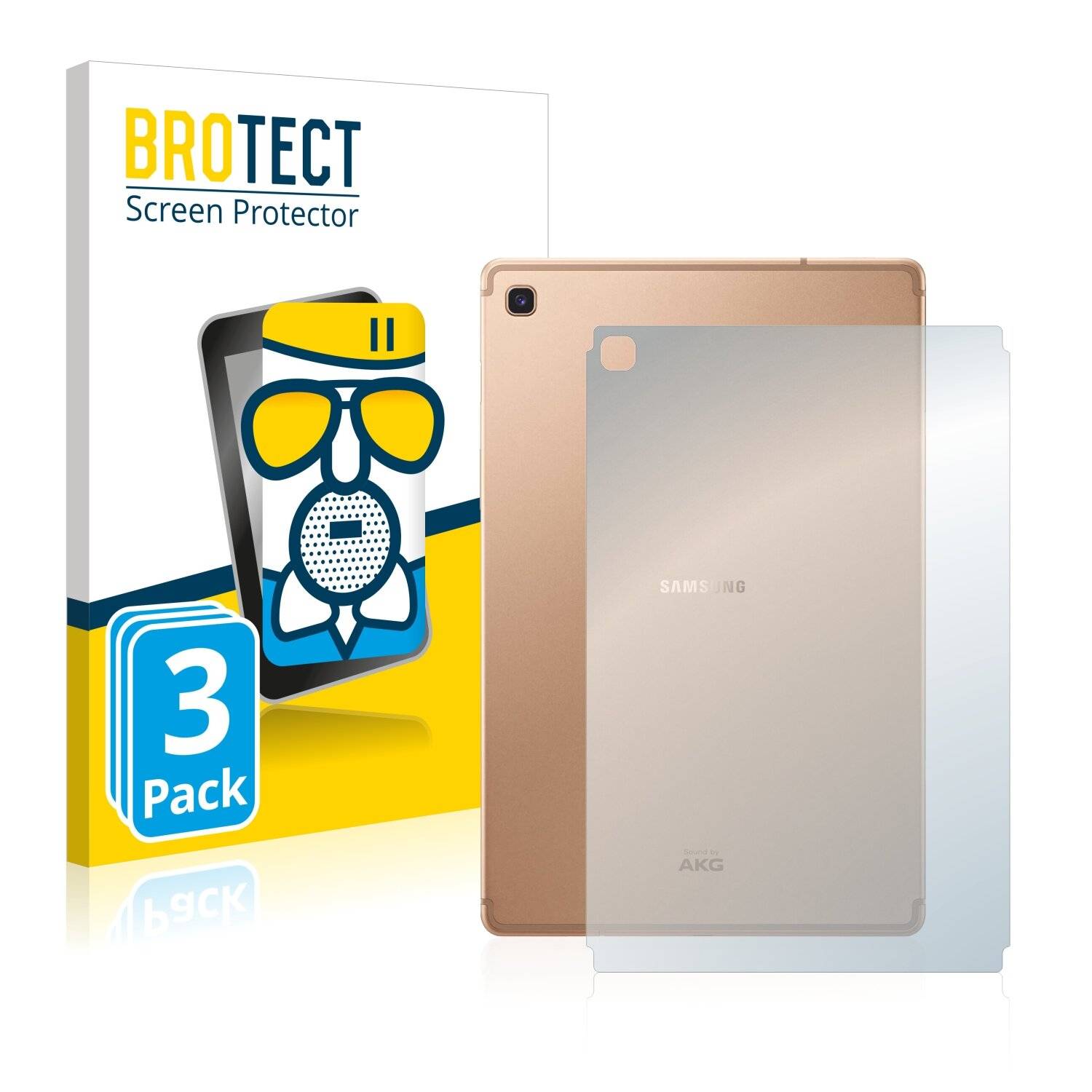 3x BROTECT AirGlass Matte Schutzglas Folie für Samsung Galaxy Tab S5e 2019