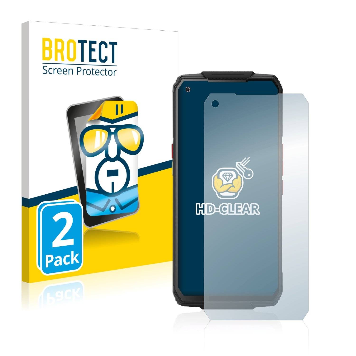 2x BROTECT HD-Clear Displayschutzfolie für Oukitel
