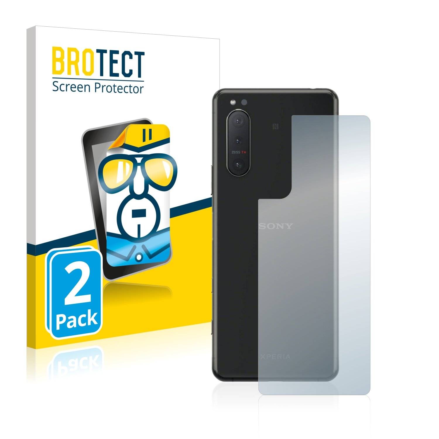 2x BROTECT HD-Clear Displayschutzfolie für Sony Xperia 5 II