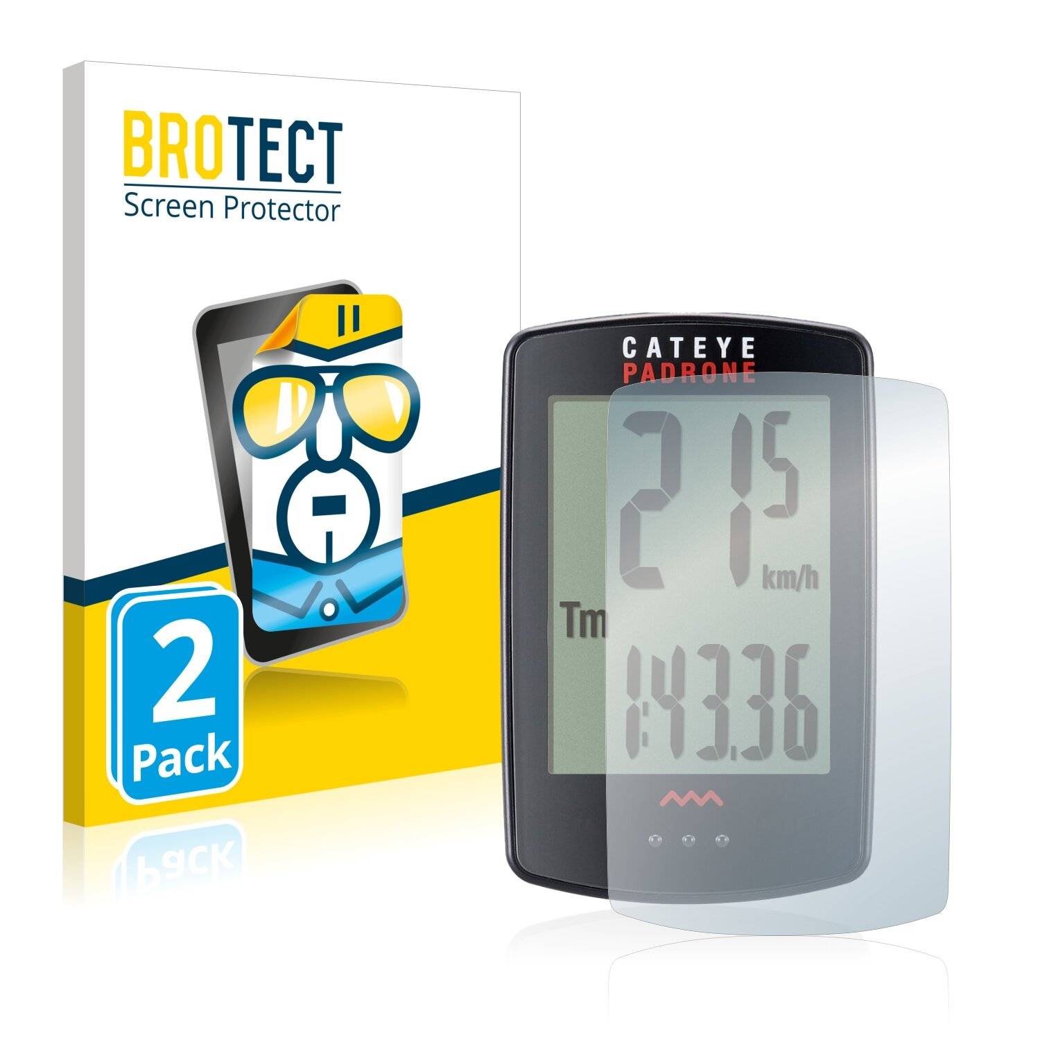 2x BROTECT HD-Clear Displayschutzfolie für Cateye Padrone