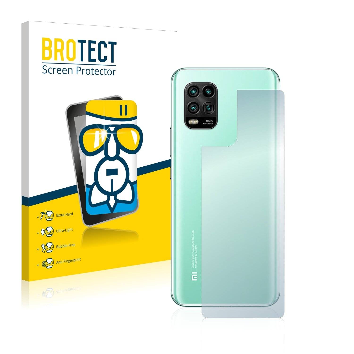 BROTECT AirGlass Schutzglas Folie für Xiaomi Mi 10 Lite Zoom
