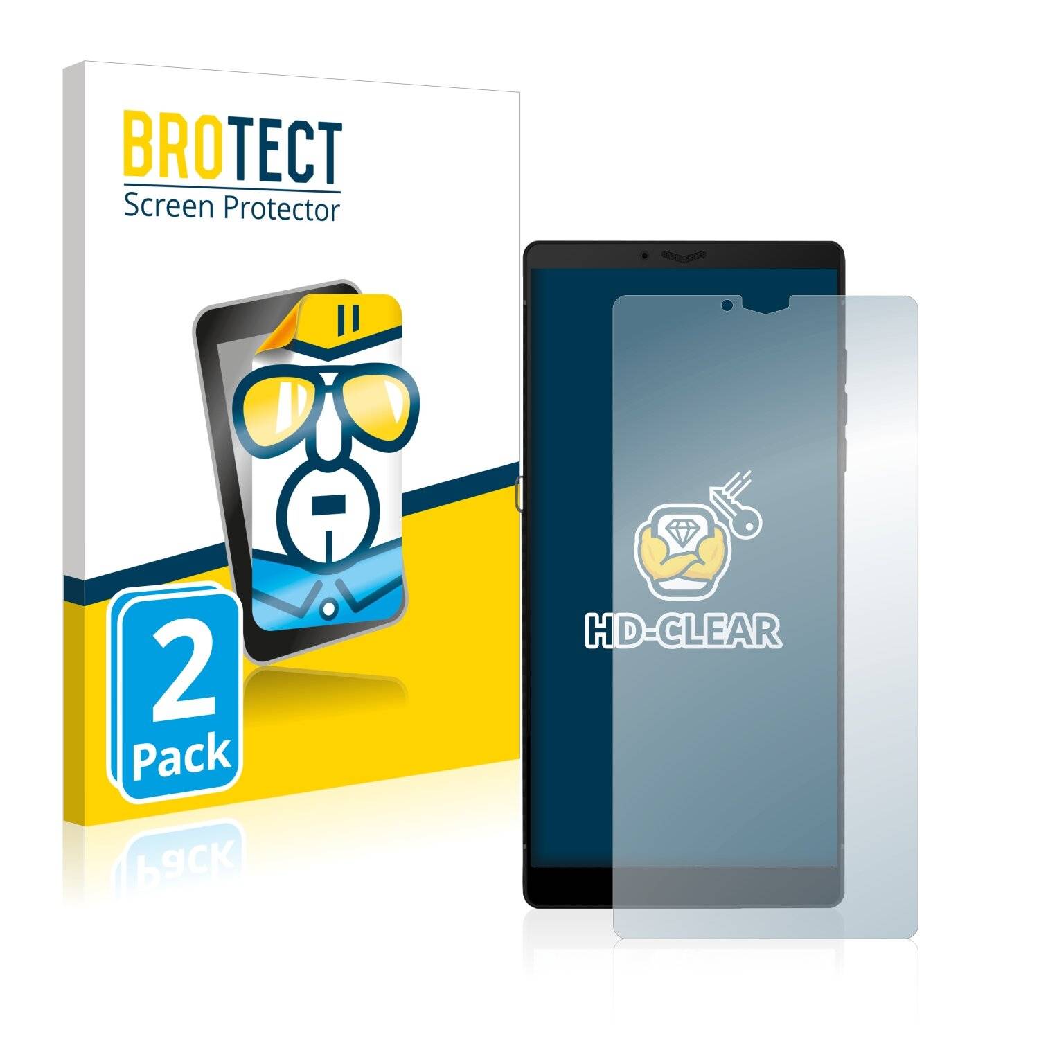 2x BROTECT HD-Clear Displayschutzfolie für Carbon 1 Mark