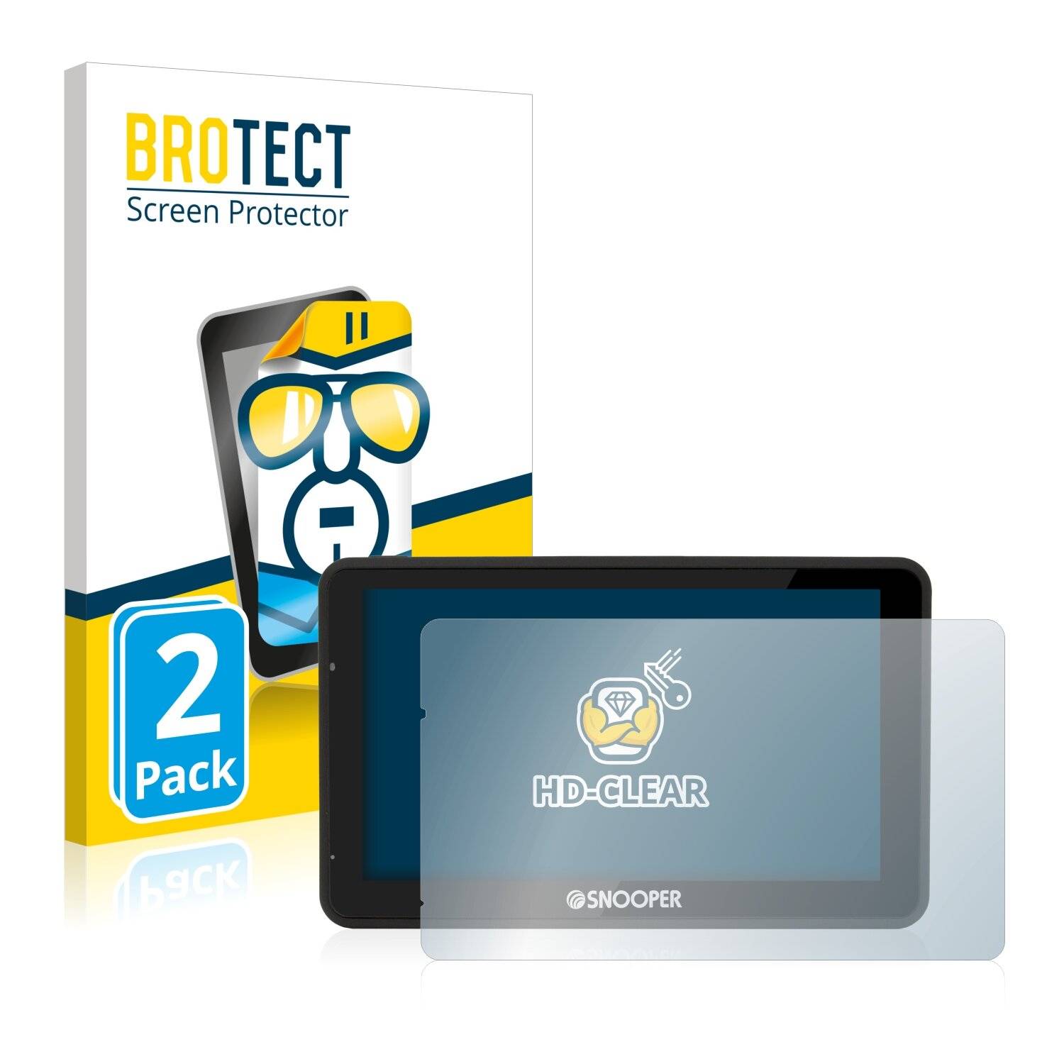 2x BROTECT HD-Clear Displayschutzfolie für Snooper Ventura Pro
