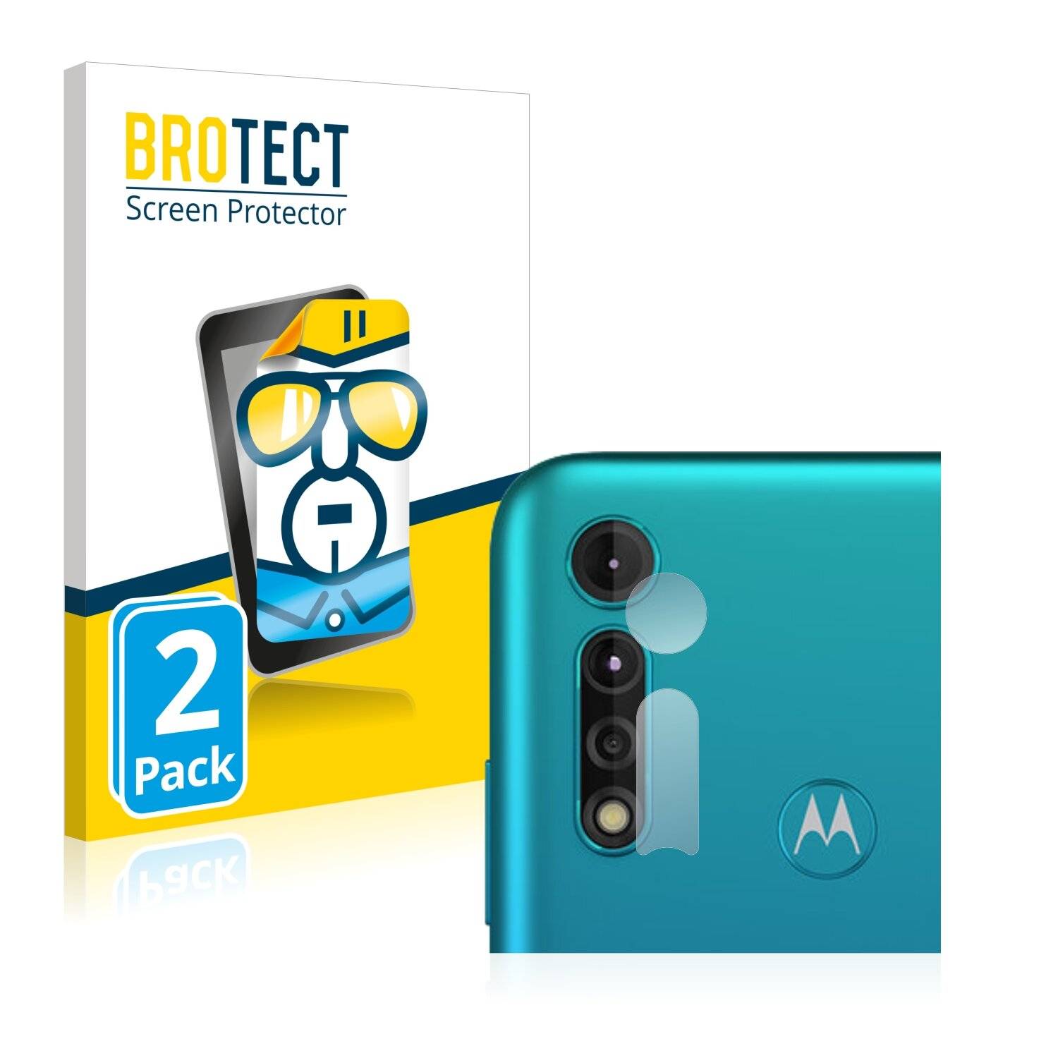 2x BROTECT HD-Clear Displayschutzfolie für Motorola Moto G8 Power Lite (NUR