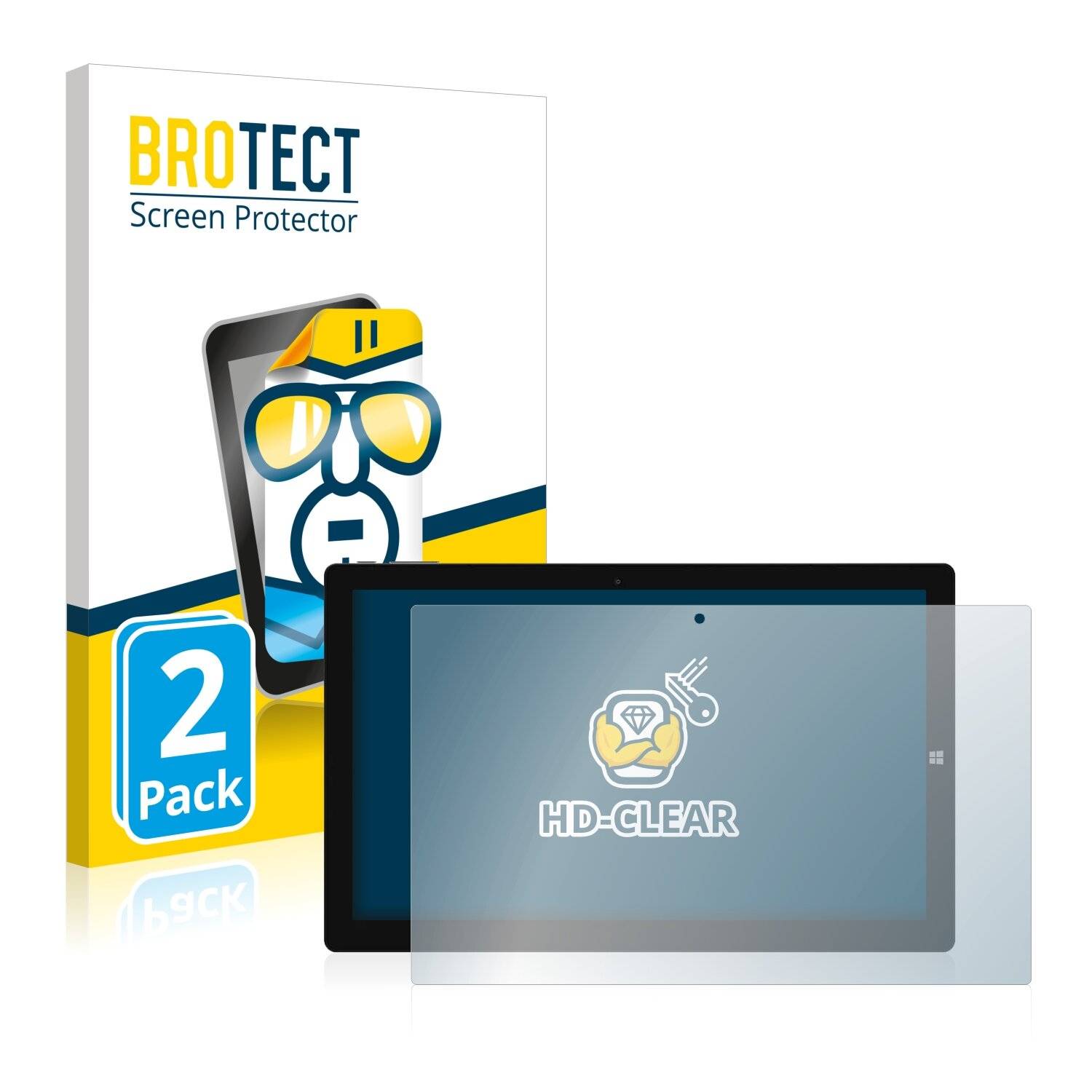 2x BROTECT HD-Clear Displayschutzfolie für Chuwi