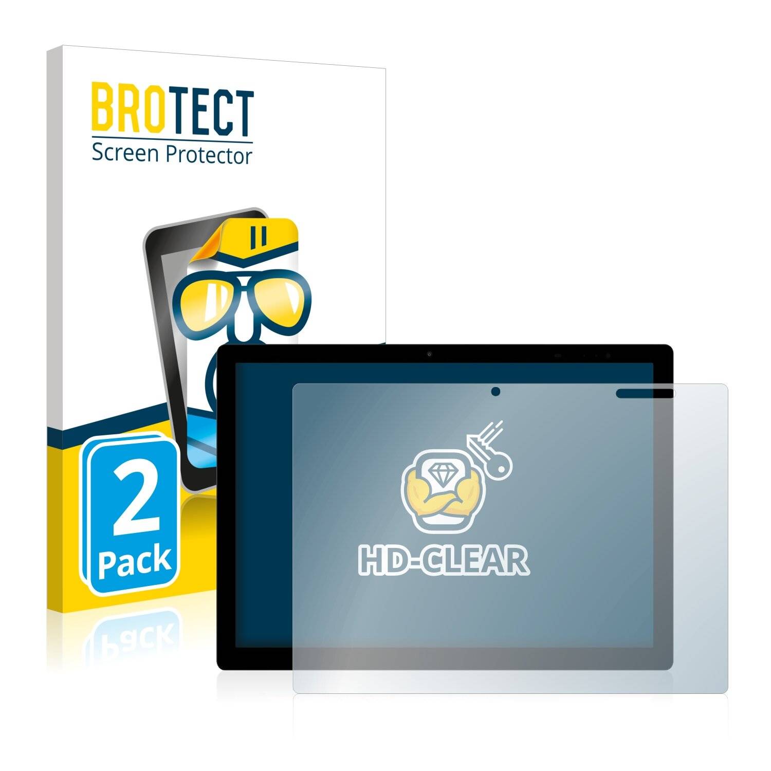 2x BROTECT HD-Clear Displayschutzfolie für Chuwi UBook