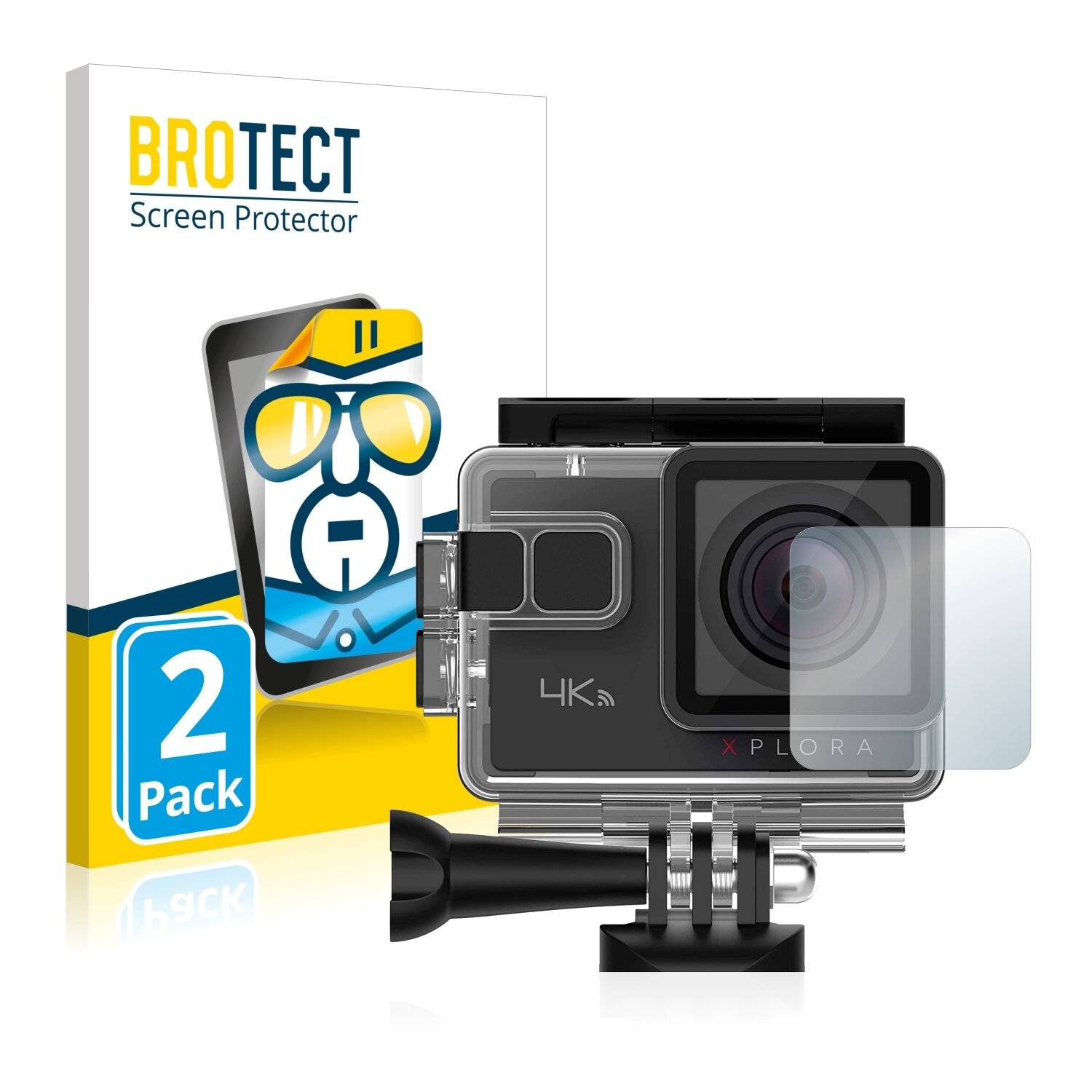 2x BROTECT HD-Clear Displayschutzfolie für Xplora A4K Linse