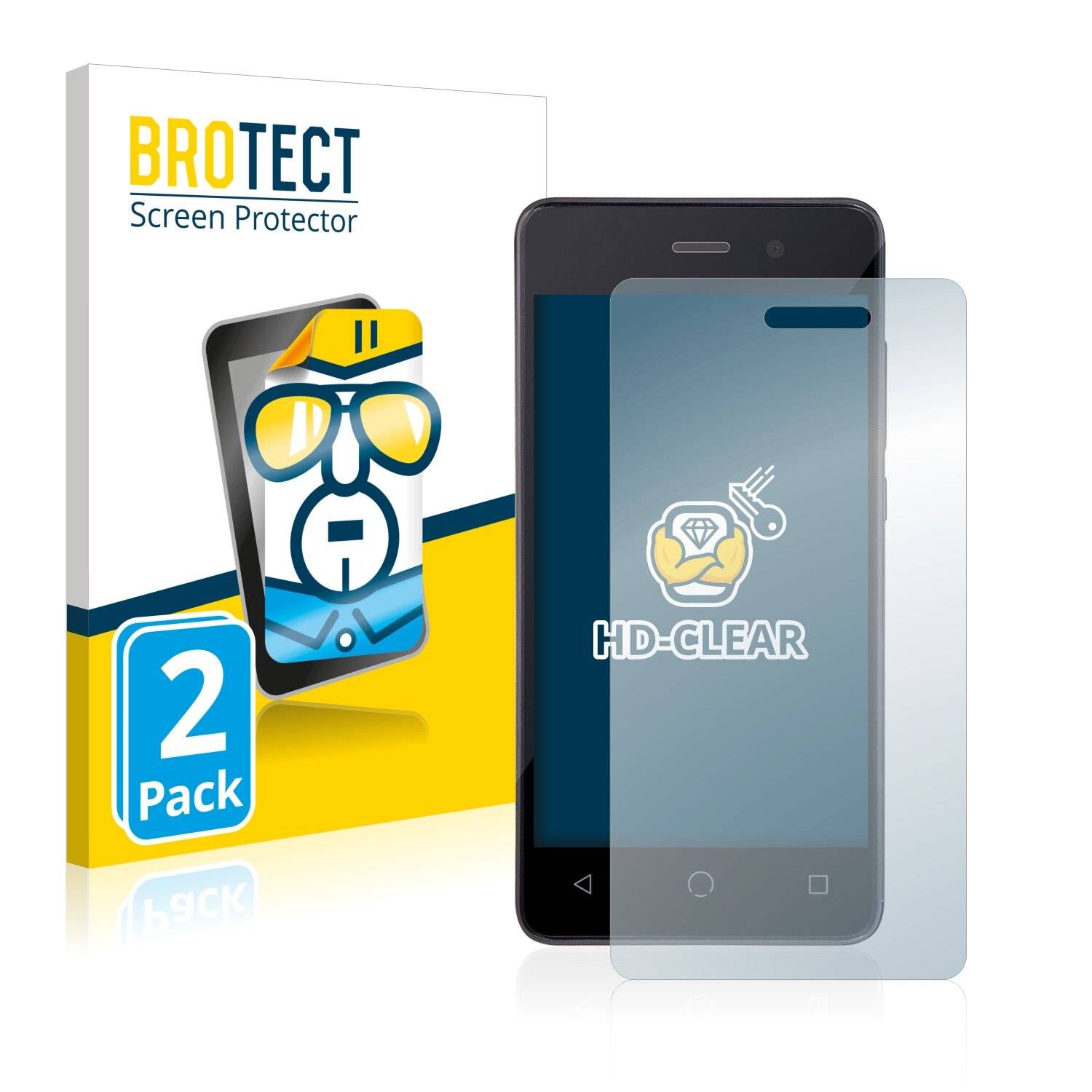 2x BROTECT HD-Clear Displayschutzfolie für Omnipod