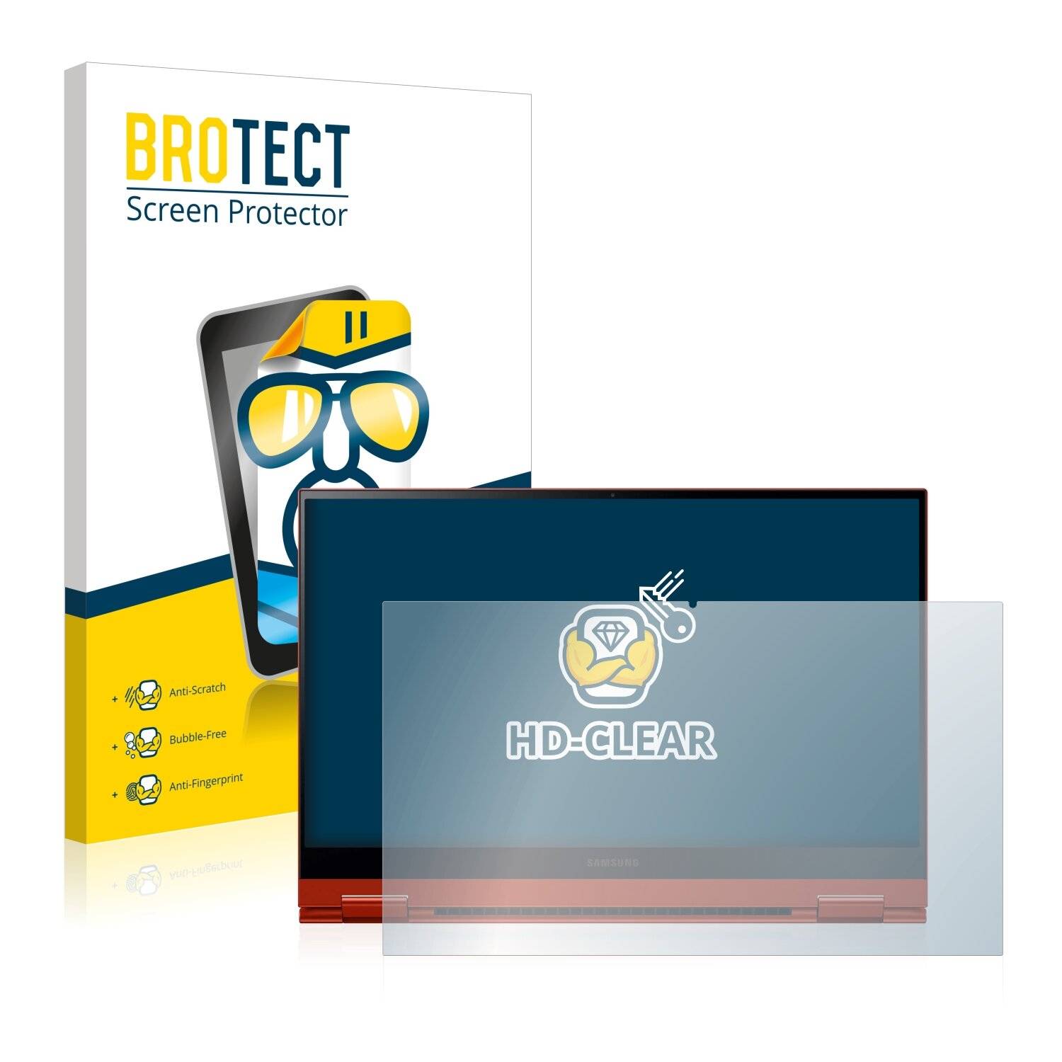 BROTECT HD-Clear Displayschutzfolie für Samsung Galaxy Chromebook