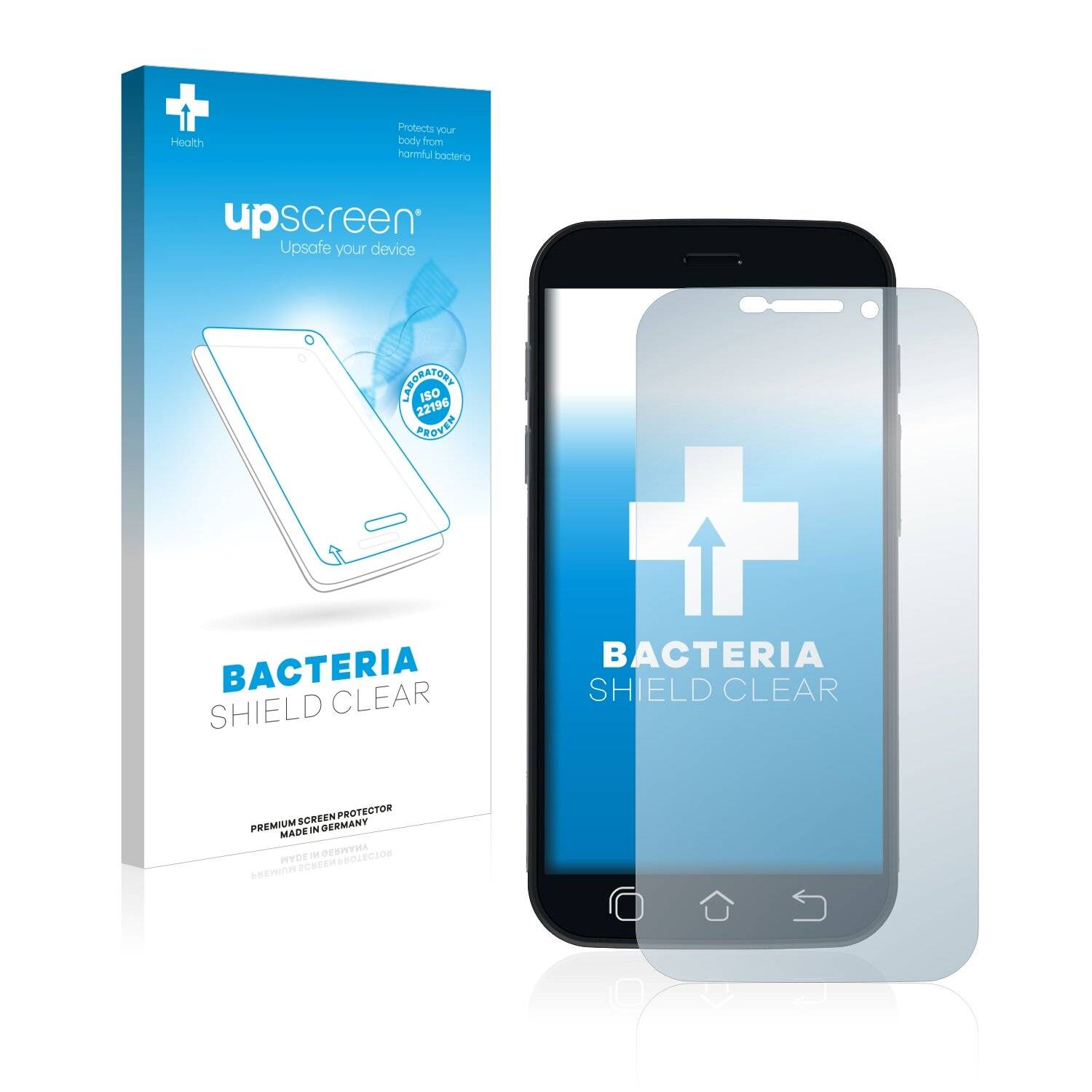 upscreen Bacteria Shield Clear Premium Antibakterielle Displayschutzfolie für Swissvoice
