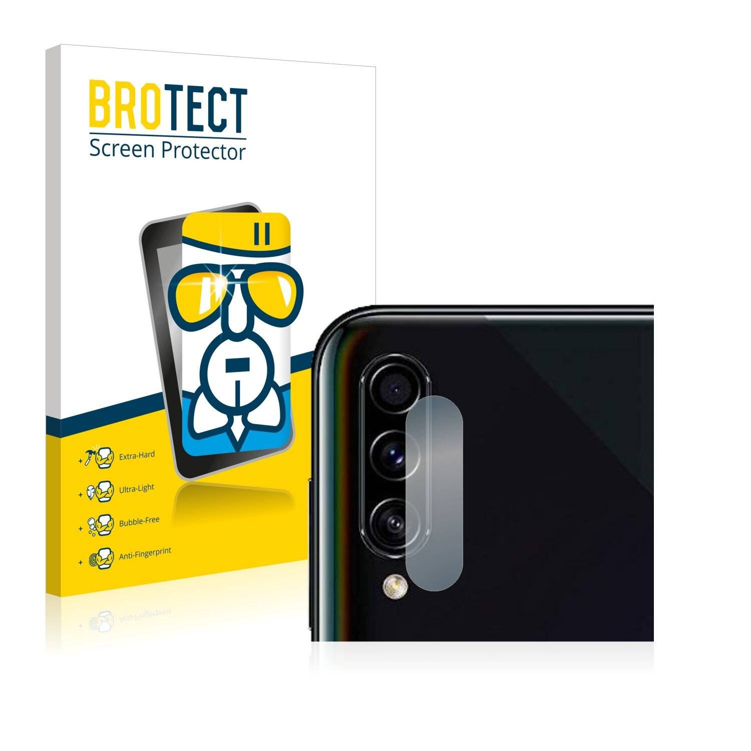 BROTECT AirGlass Schutzglas Folie für Samsung Galaxy A50s (NUR