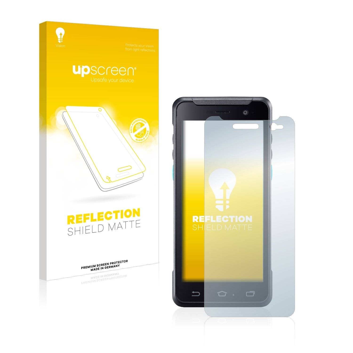 upscreen Reflection Shield Matte Premium Displayschutzfolie für Unitech