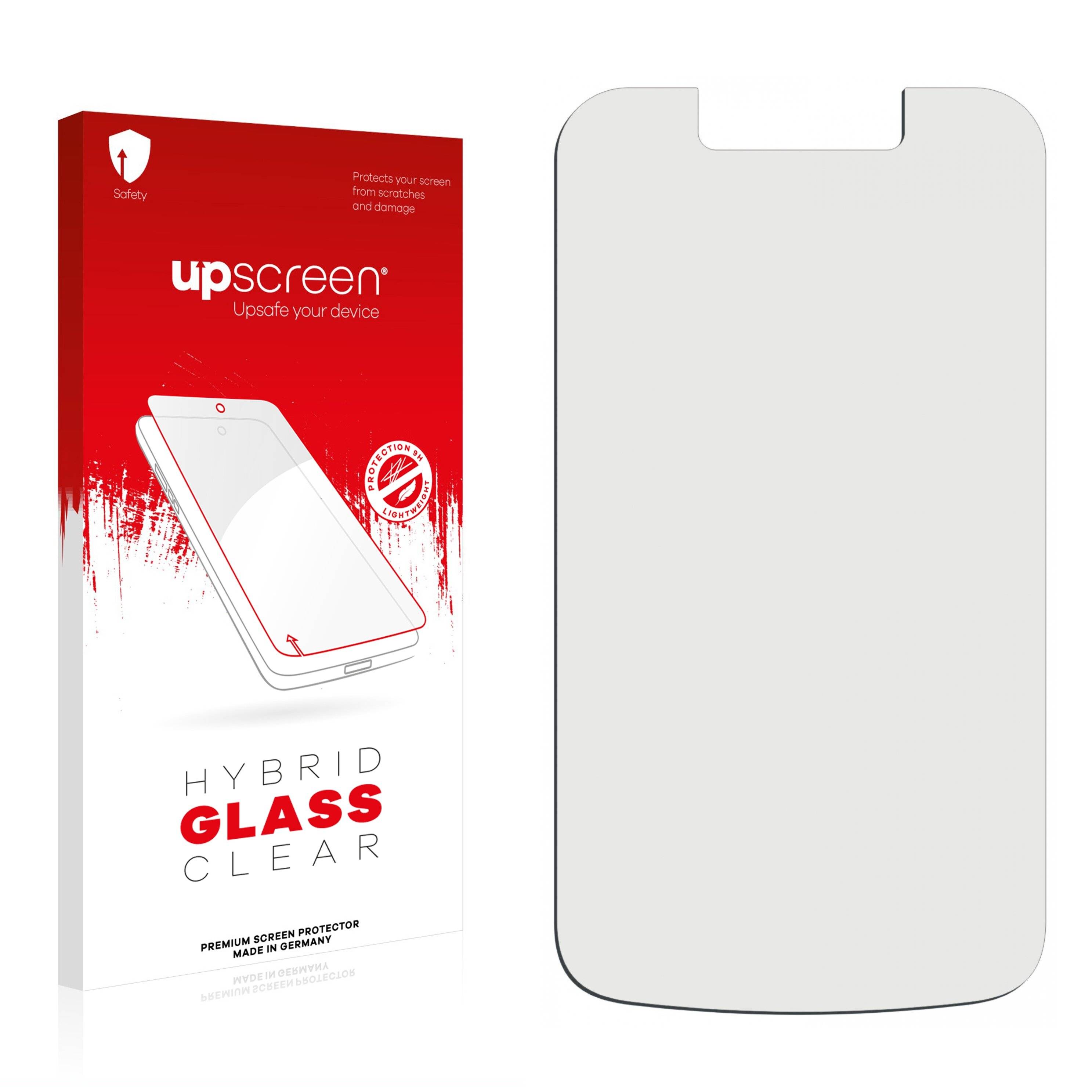 upscreen Hybrid Glass Clear Premium Schutzglas Folie für Vtech Kidicom