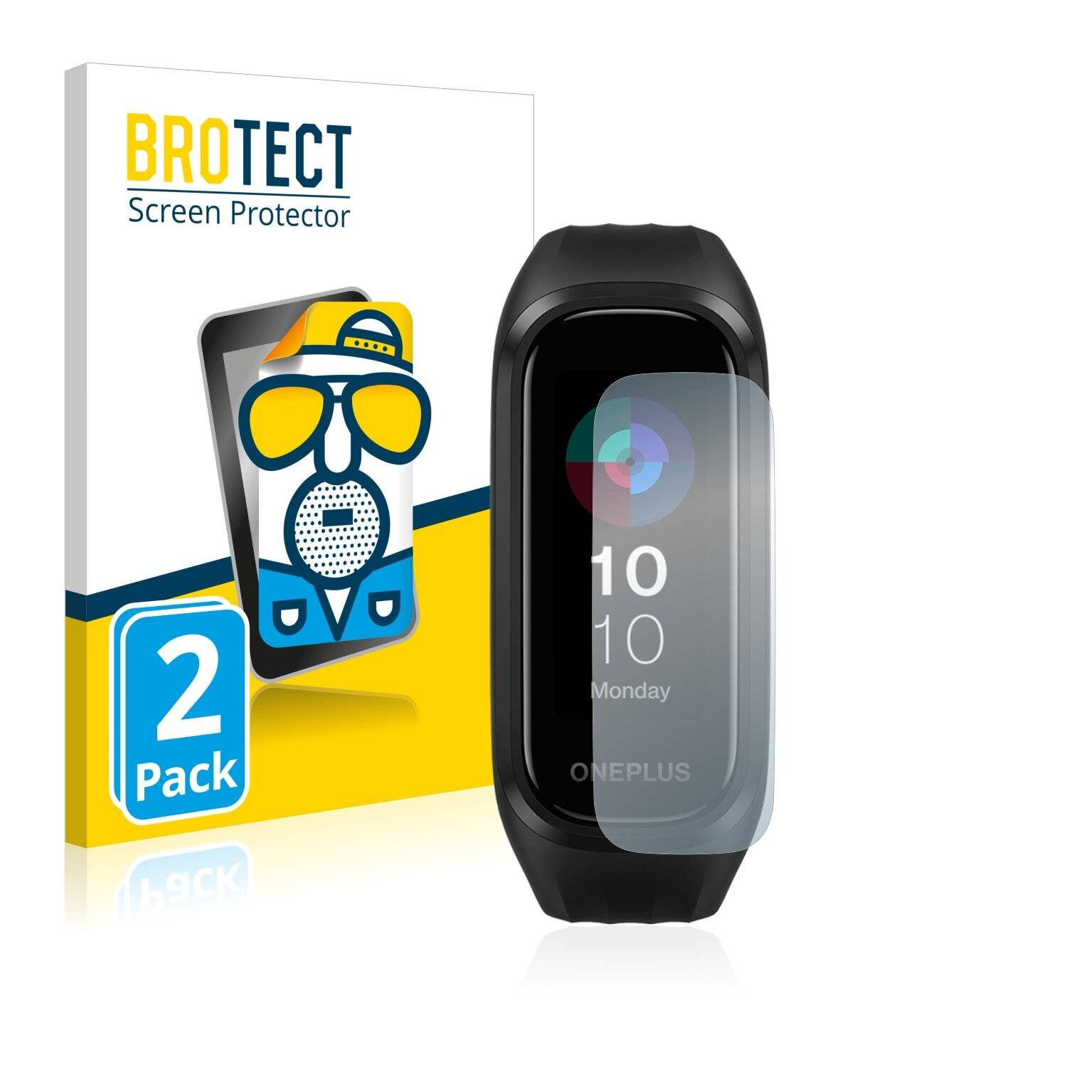 2x BROTECT Matte Displayschutzfolie für OnePlus Band - Entspiegelt,