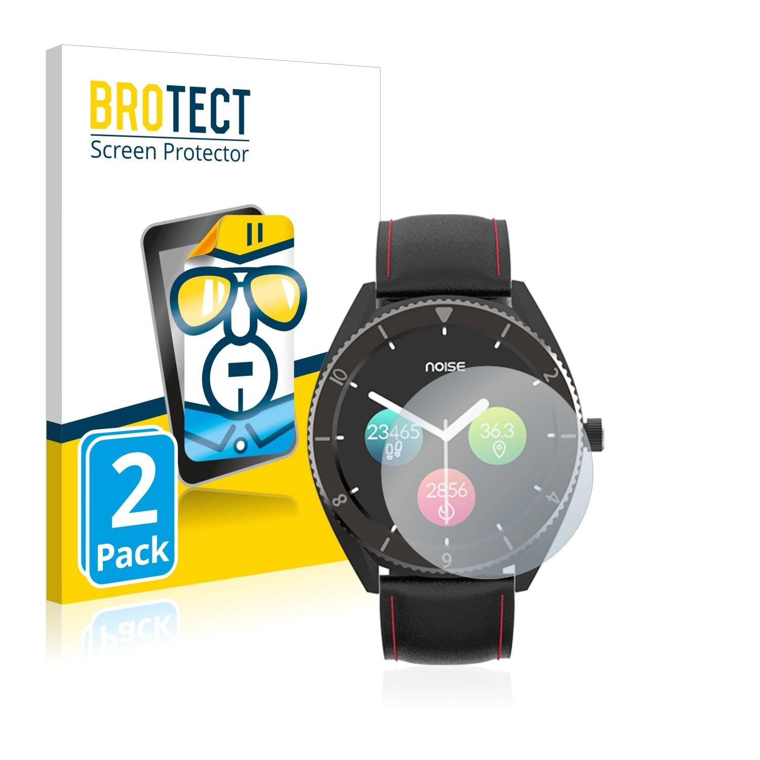 2x BROTECT HD-Clear Displayschutzfolie für Noise Fit