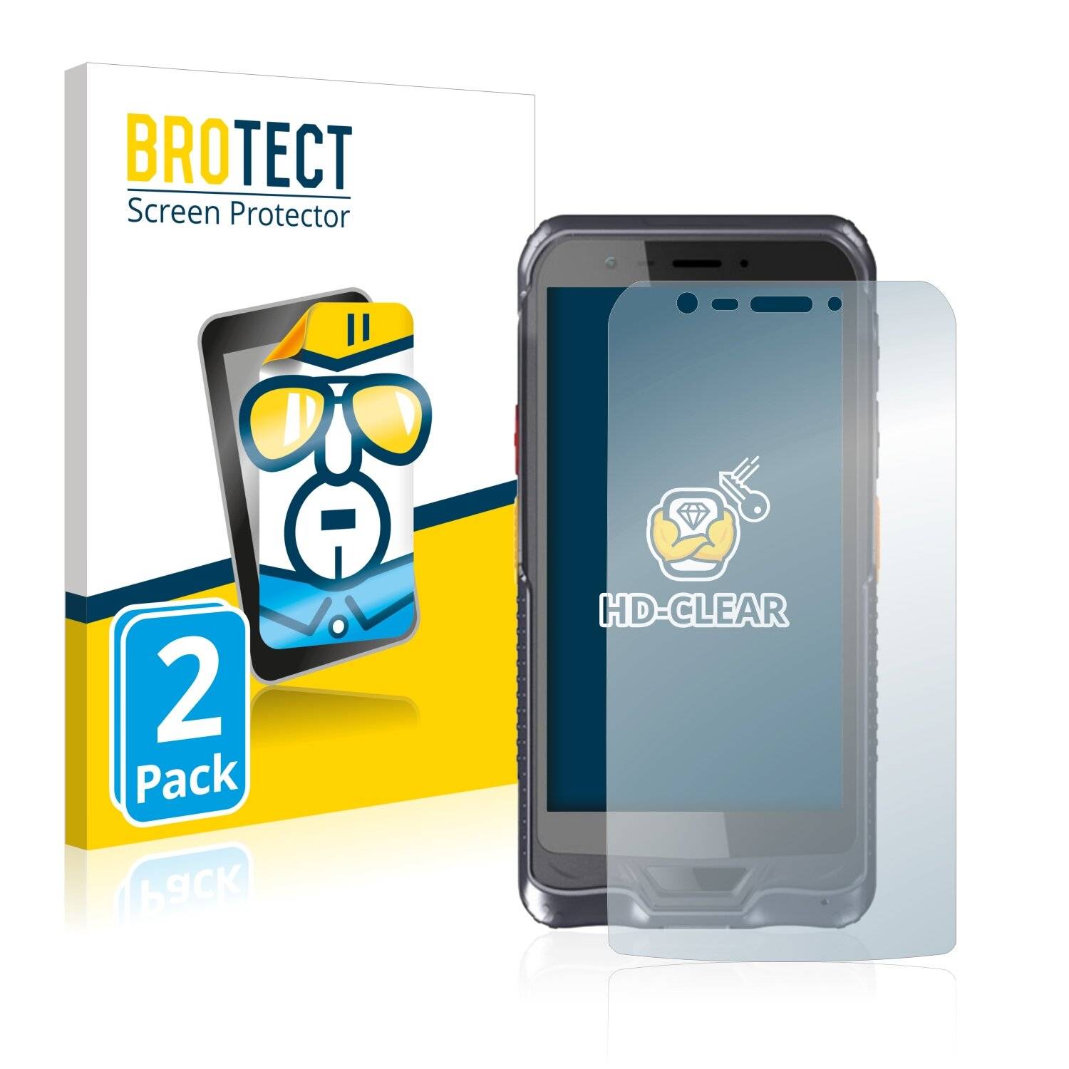 2x BROTECT HD-Clear Displayschutzfolie für Bressner Scorpion