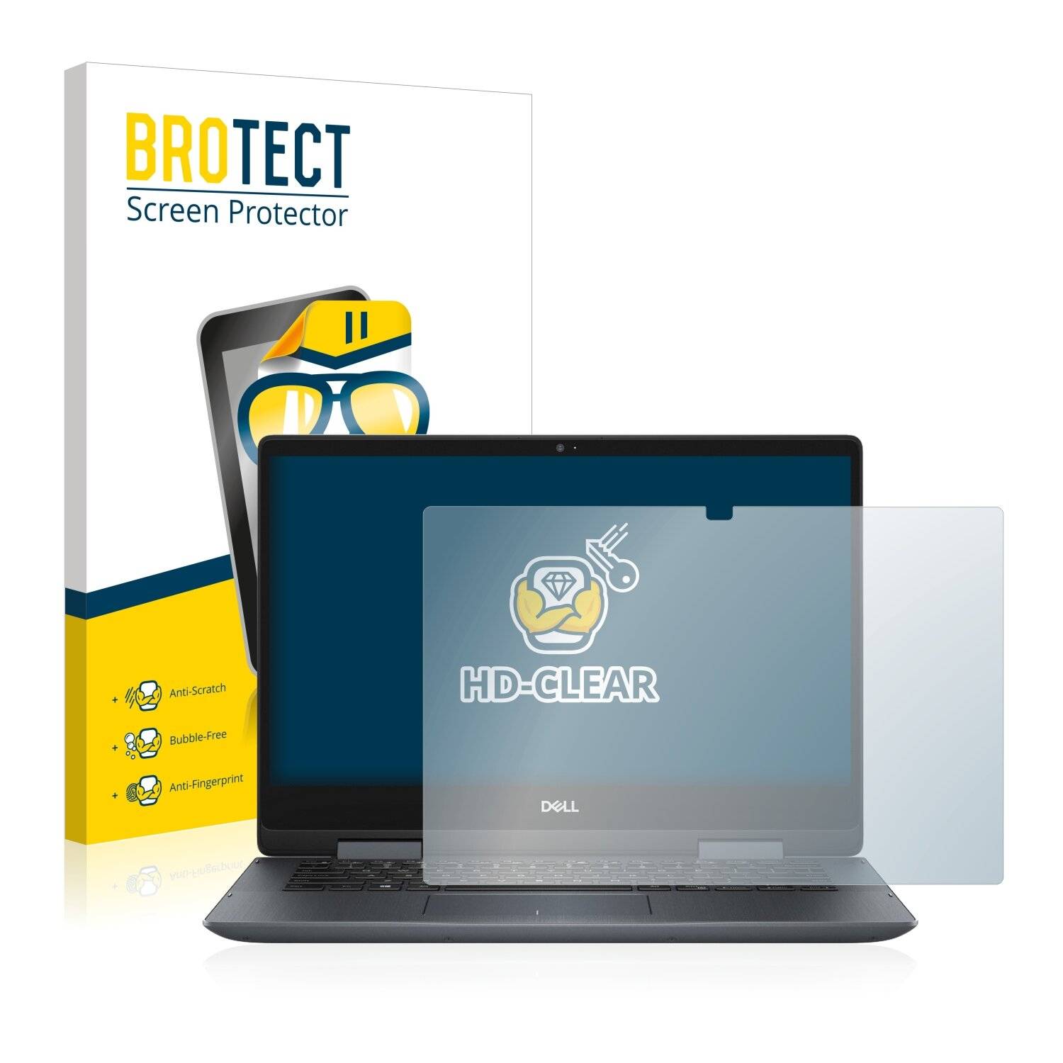 BROTECT HD-Clear Displayschutzfolie für Dell Inspiron 14