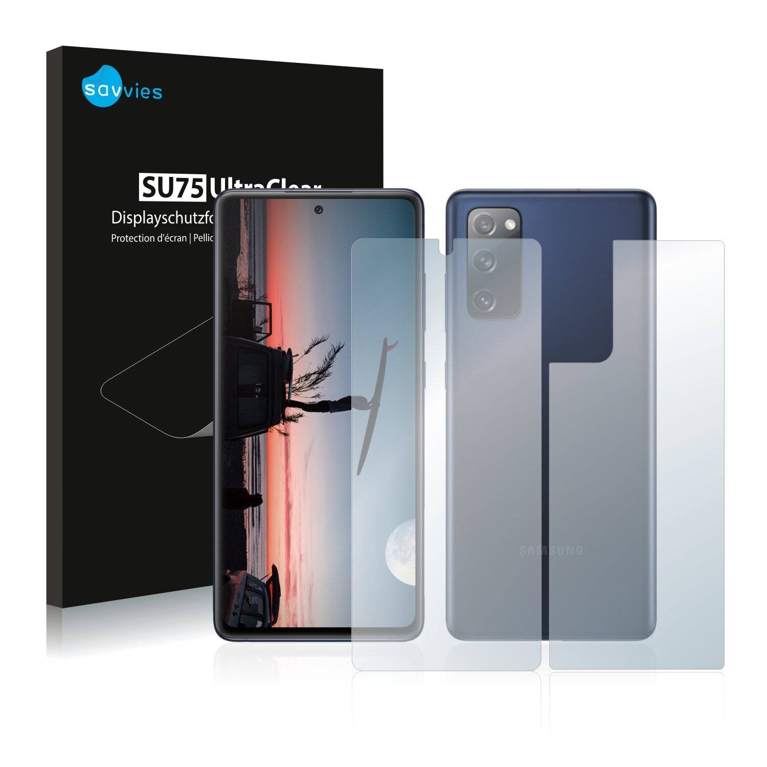 18x Savvies SU75 Displayschutzfolie für Samsung Galaxy S20 FE 5G (Vorder +