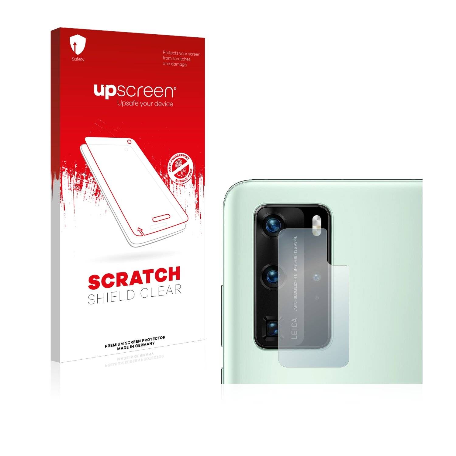 upscreen Scratch Shield Clear Premium Displayschutzfolie für Huawei P40 (NUR
