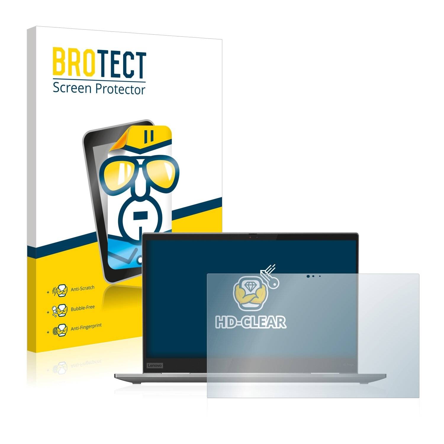 BROTECT HD-Clear Displayschutzfolie für Lenovo ThinkPad X1 Yoga (5.