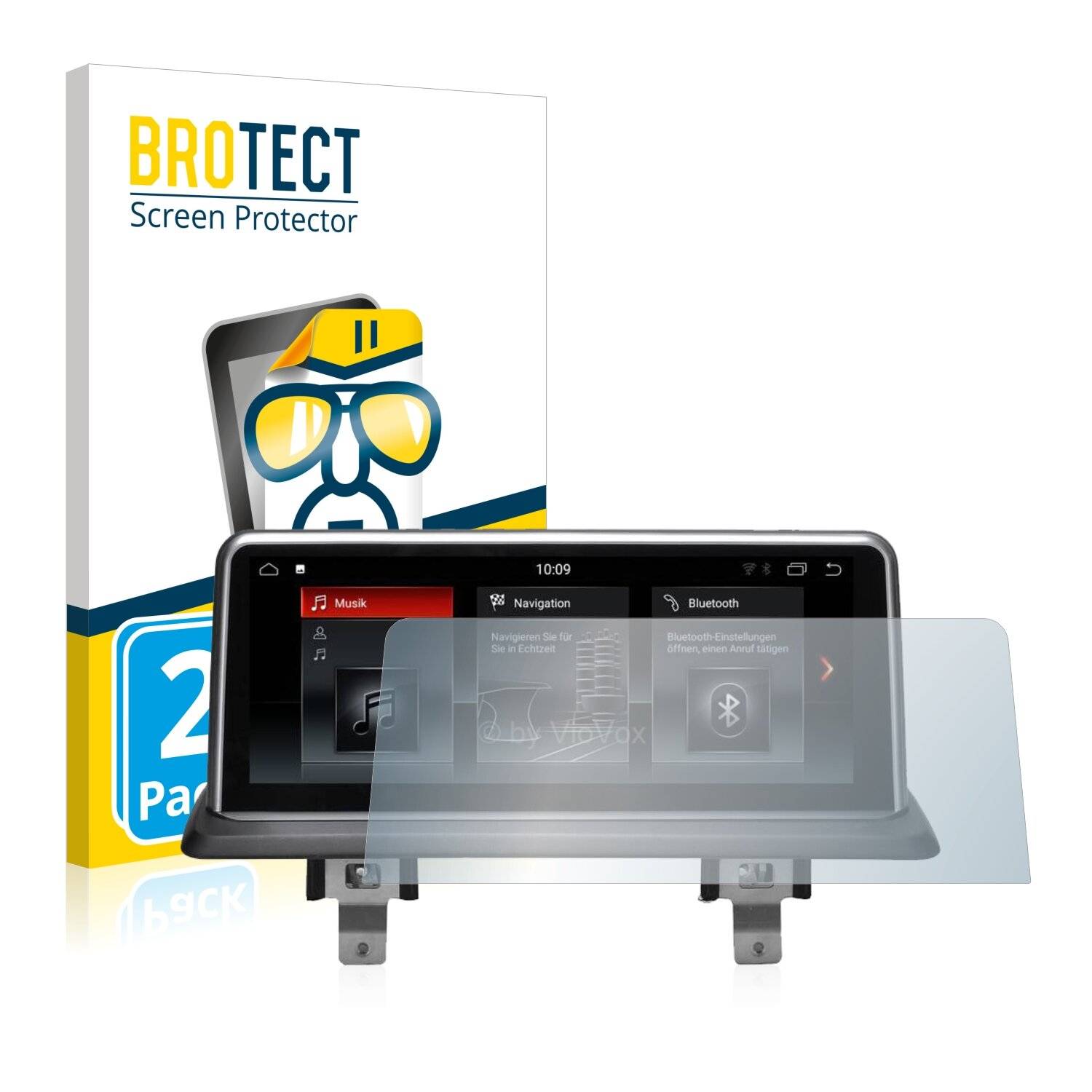 2x BROTECT HD-Clear Displayschutzfolie für BMW 2 F23 2013-2016 VioVox 8211