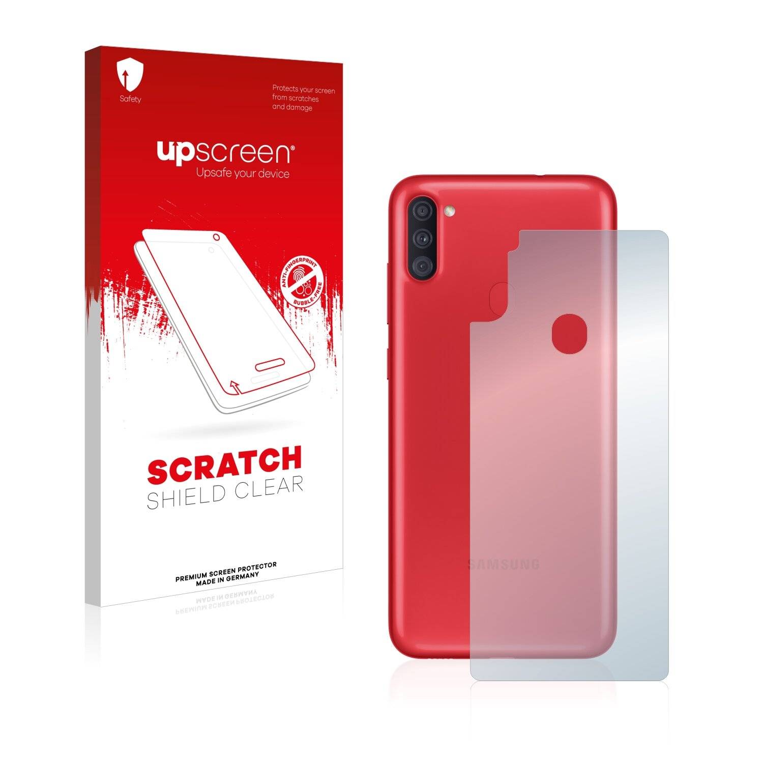 upscreen Scratch Shield Clear Premium Displayschutzfolie für Samsung Galaxy A11