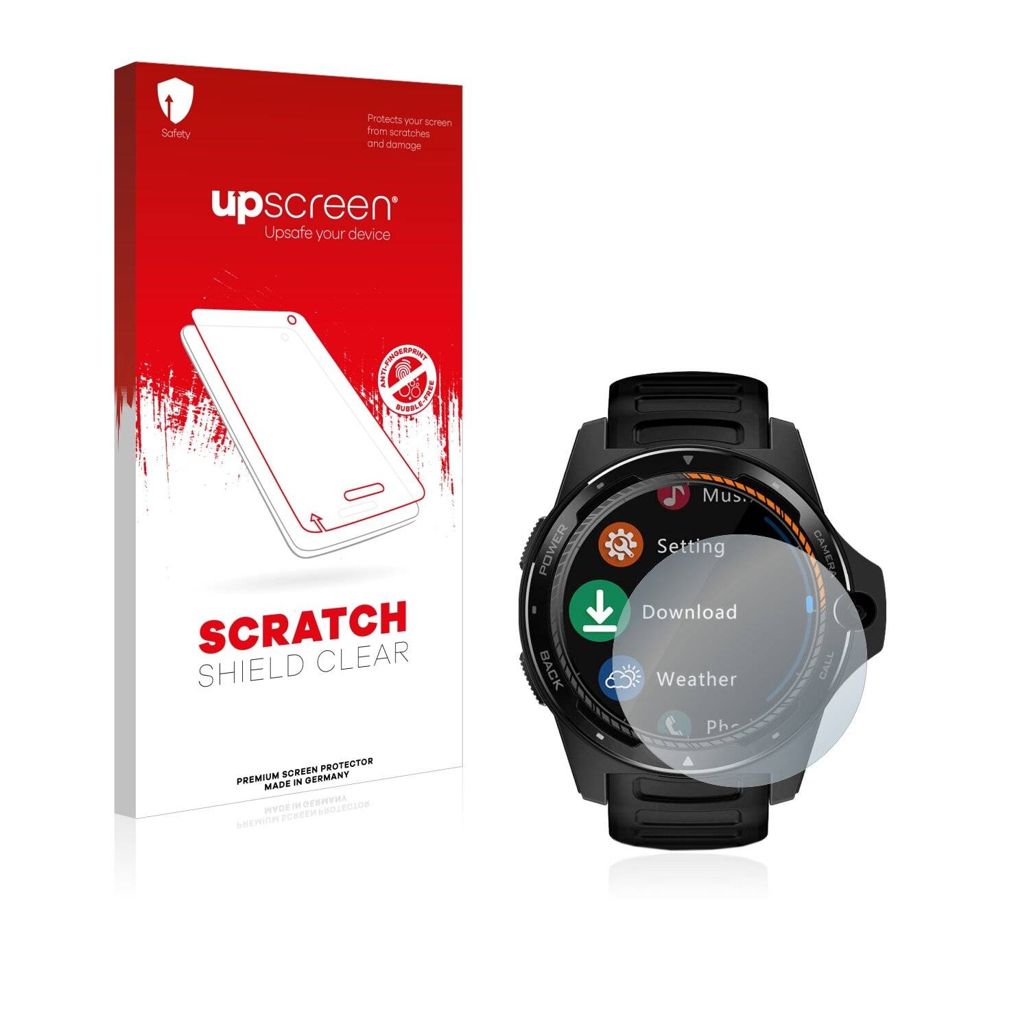 upscreen Scratch Shield Clear Premium Displayschutzfolie für Zeblaze Thor