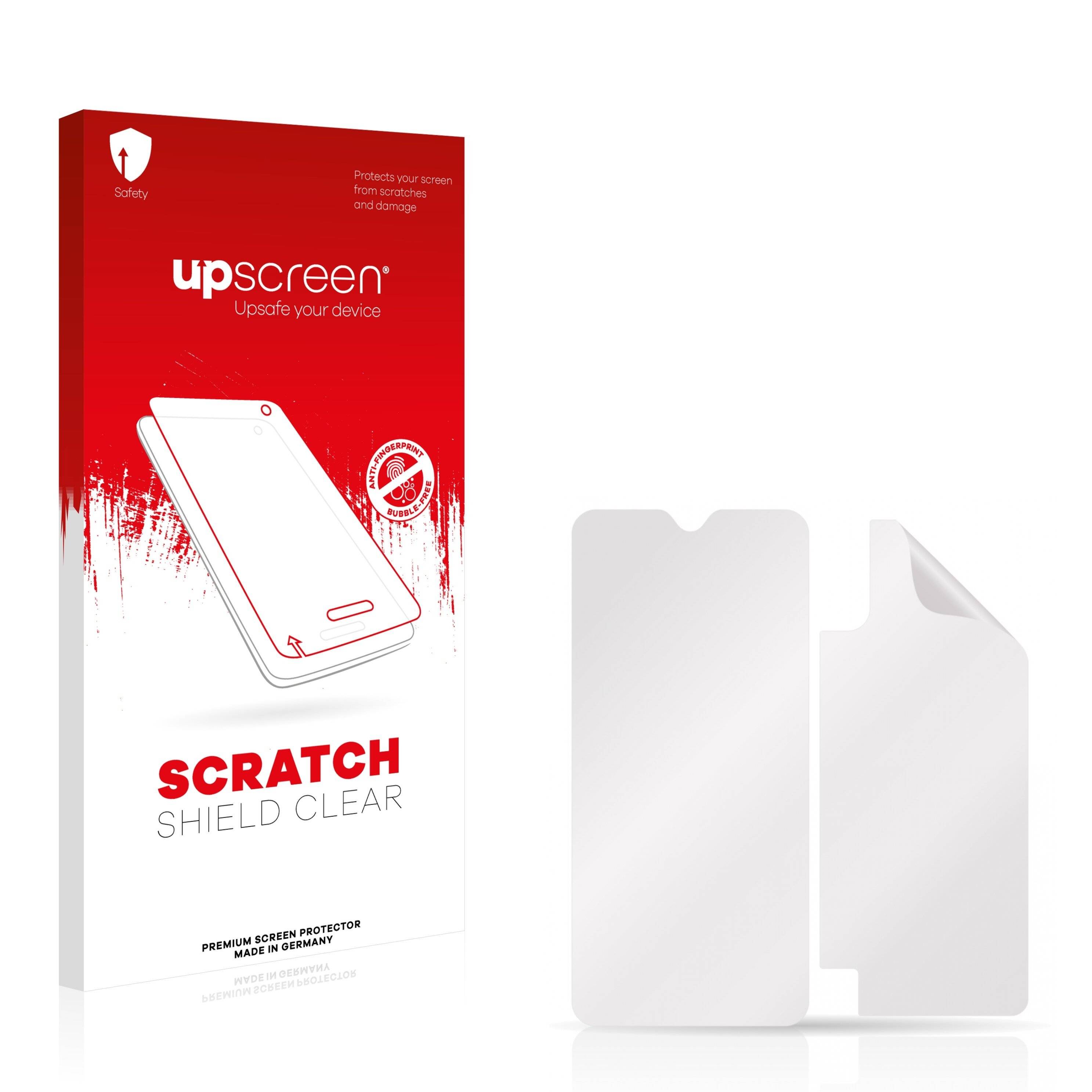 upscreen Scratch Shield Clear Premium Displayschutzfolie für Samsung Galaxy M01 (Vorder +