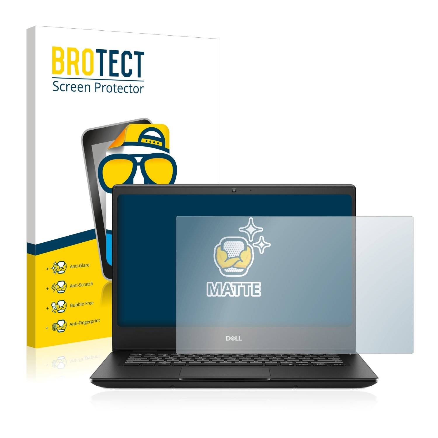 BROTECT Matte Displayschutzfolie für Dell Latitude 3400 - Entspiegelt,