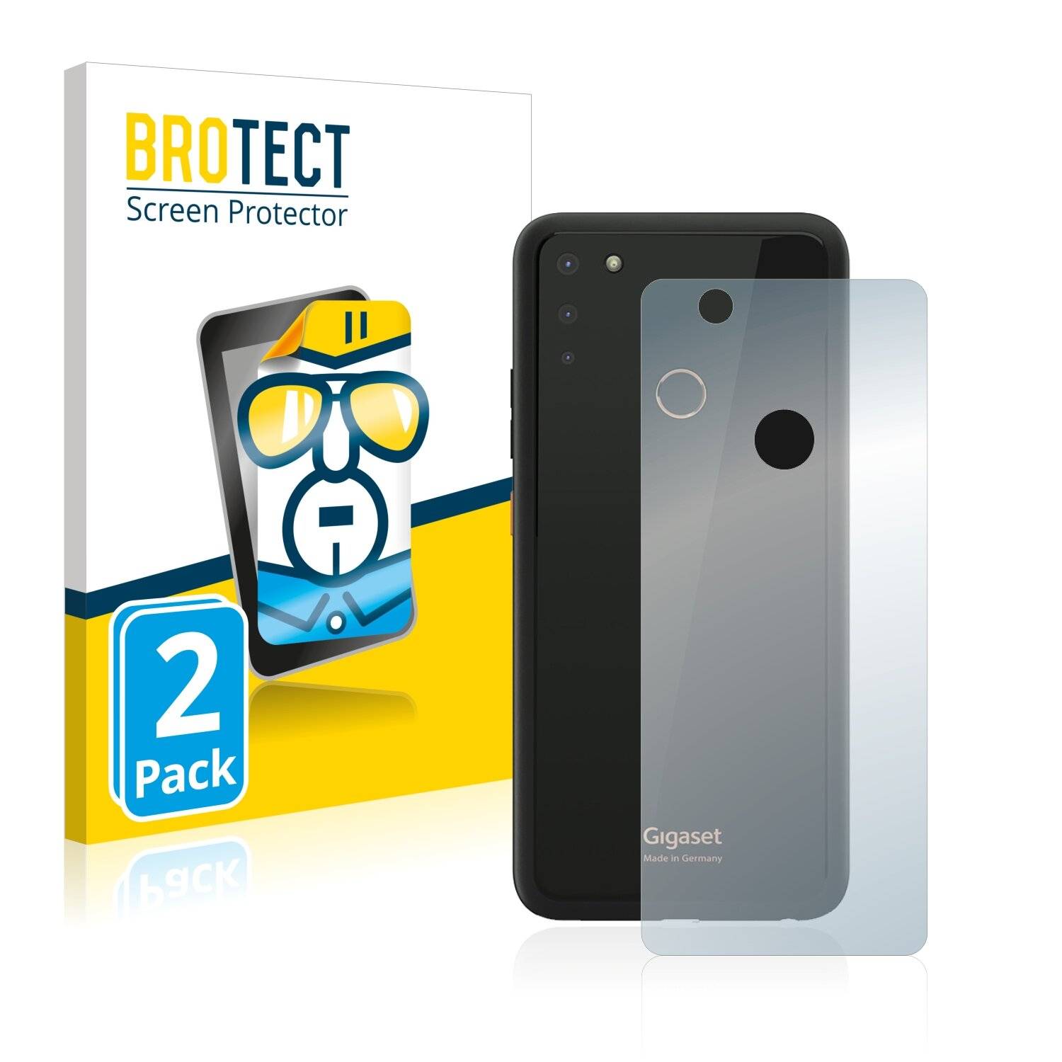 2x BROTECT HD-Clear Displayschutzfolie für Gigaset GS4