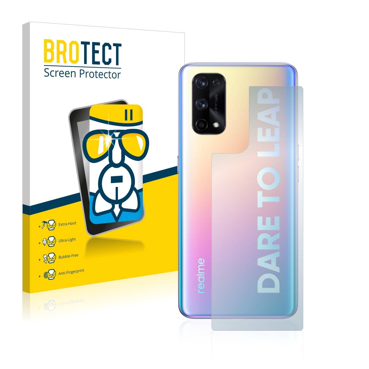 BROTECT AirGlass Schutzglas Folie für Realme X7 Pro