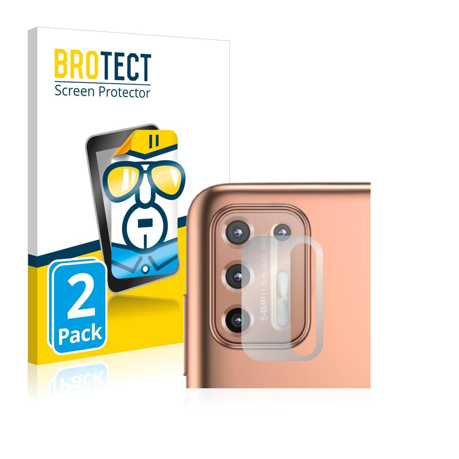 2x BROTECT HD-Clear Displayschutzfolie für Motorola Moto G9 Plus (NUR