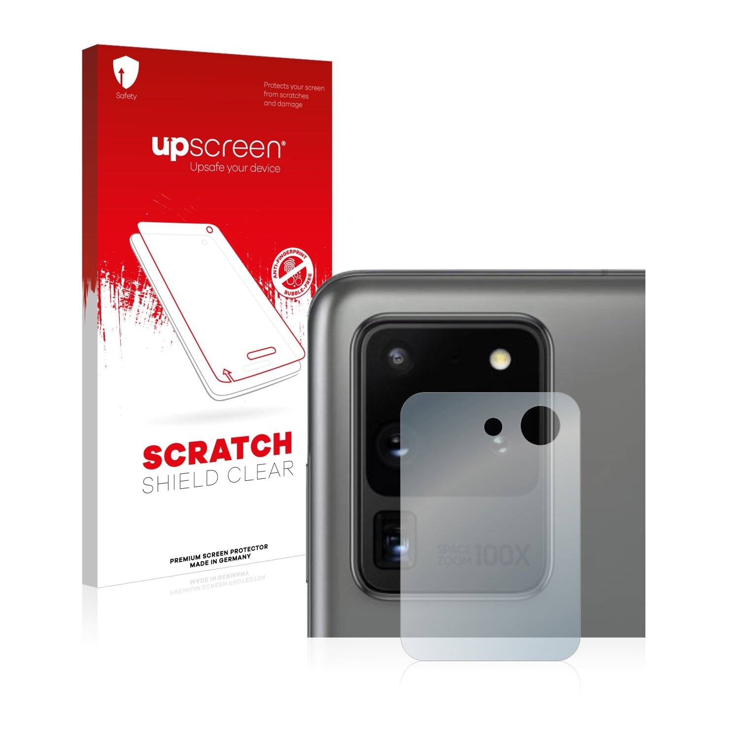upscreen Scratch Shield Clear Premium Displayschutzfolie für Samsung Galaxy S20 Ultra (NUR