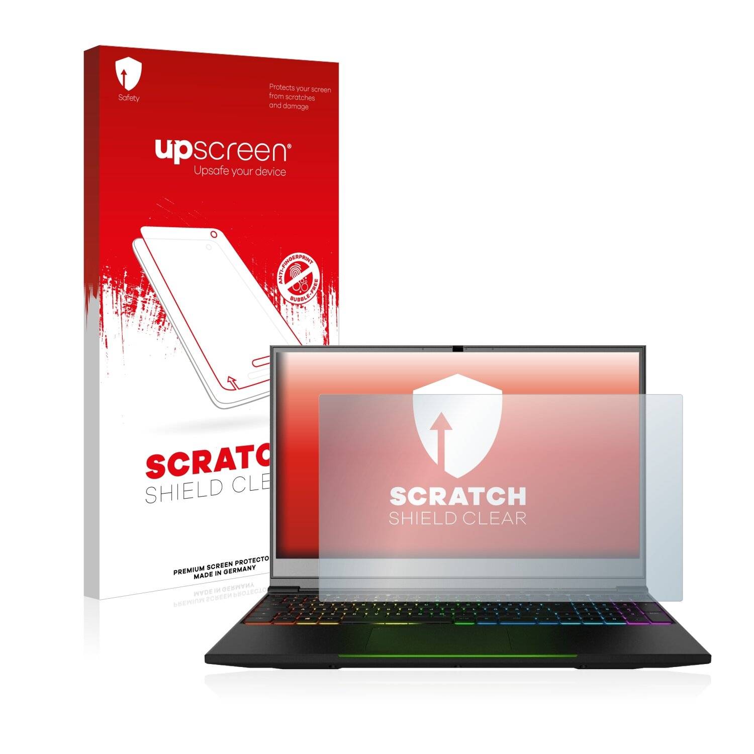 upscreen Scratch Shield Clear Premium Displayschutzfolie für Schenker XMG Neo