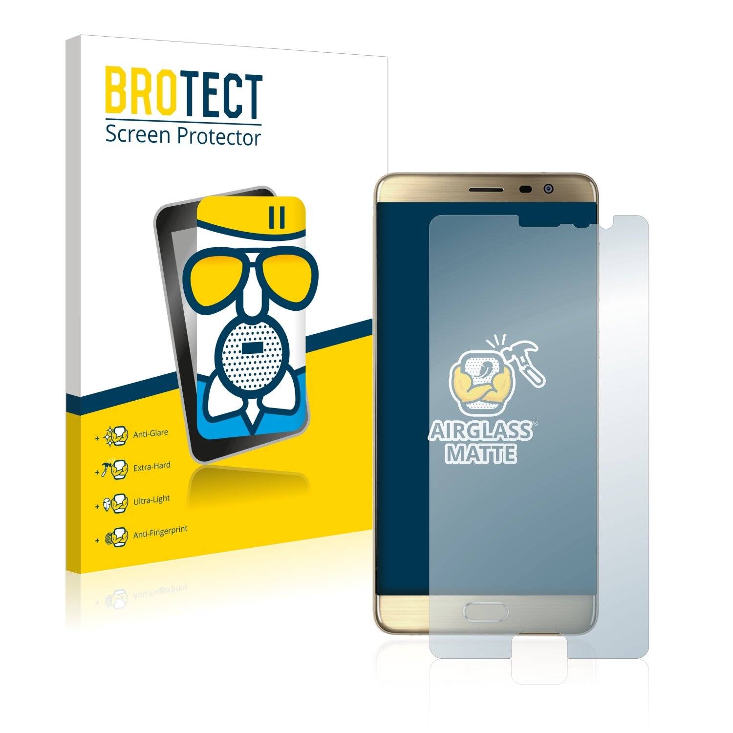 BROTECT AirGlass Matte Schutzglas Folie für Cubot