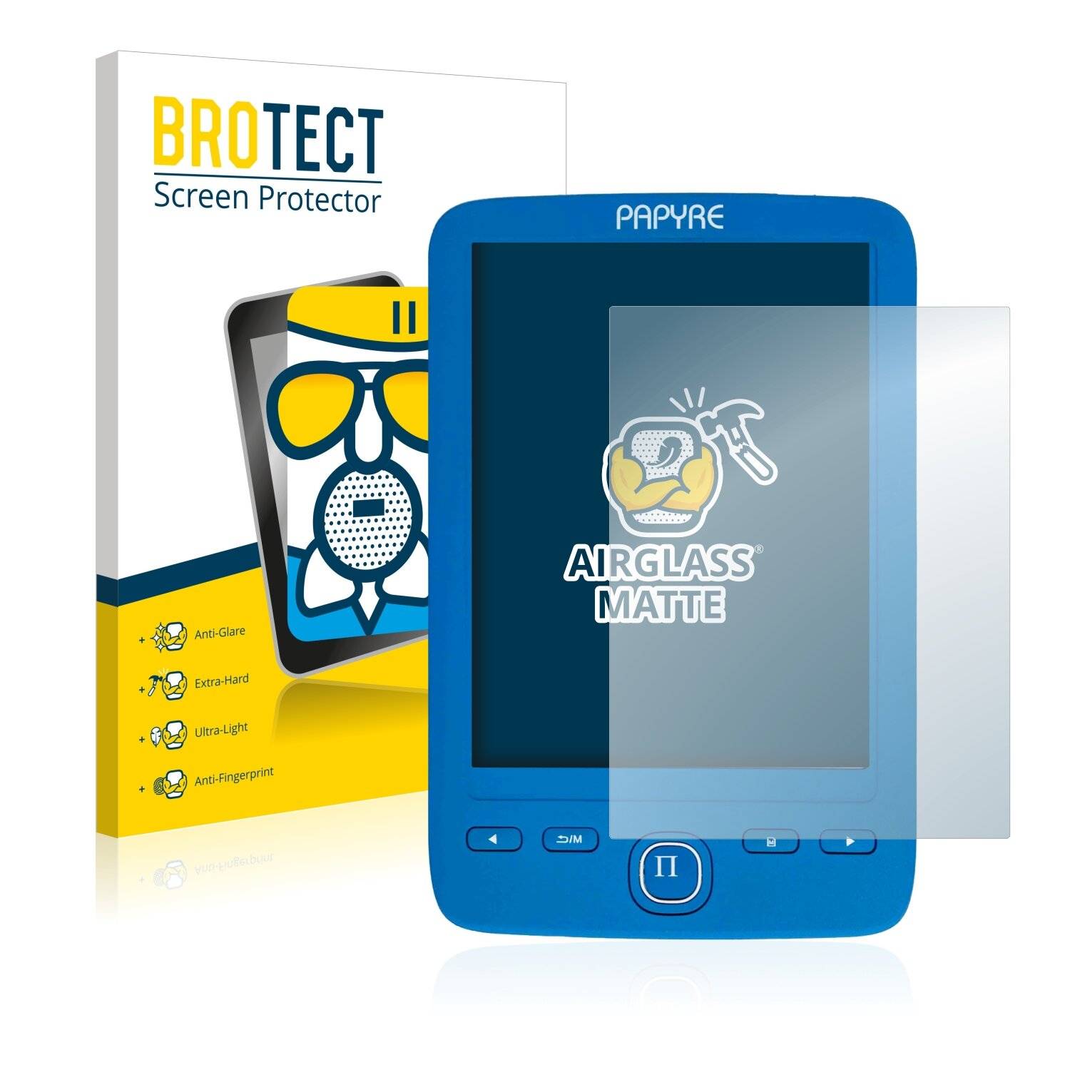 BROTECT AirGlass Matte Schutzglas Folie für Grammata Papyre