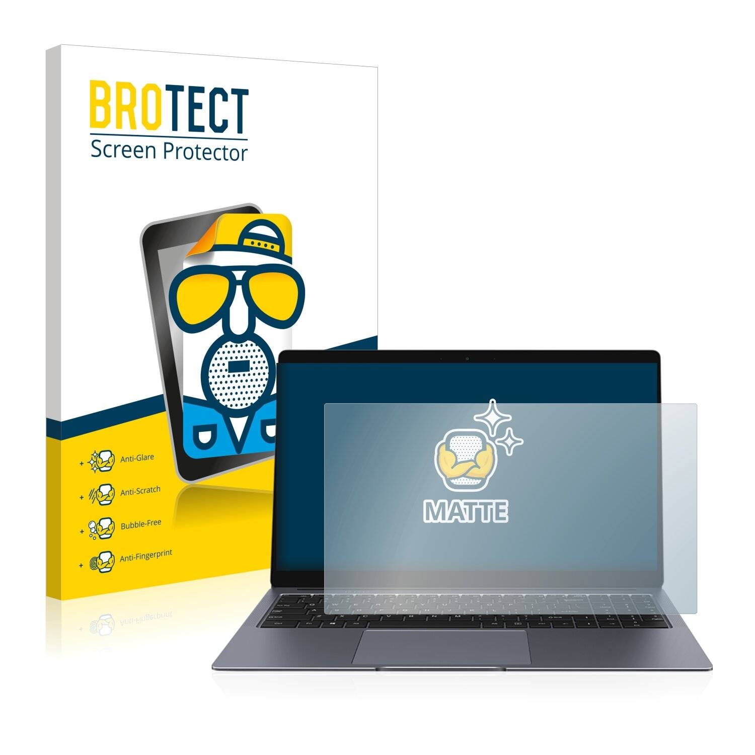 BROTECT Matte Displayschutzfolie für Chuwi LapBook Plus - Entspiegelt,
