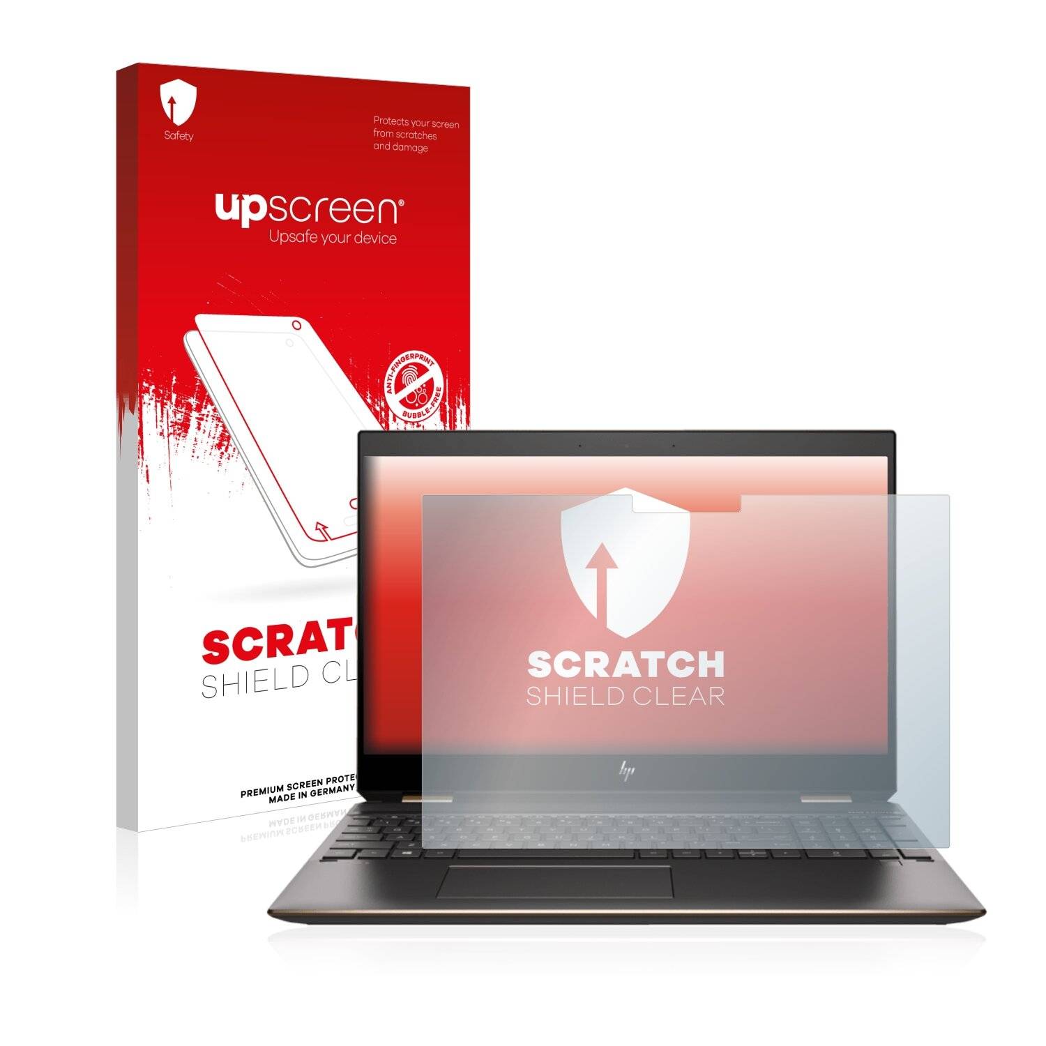 upscreen Scratch Shield Clear Premium Displayschutzfolie für HP Spectre x360