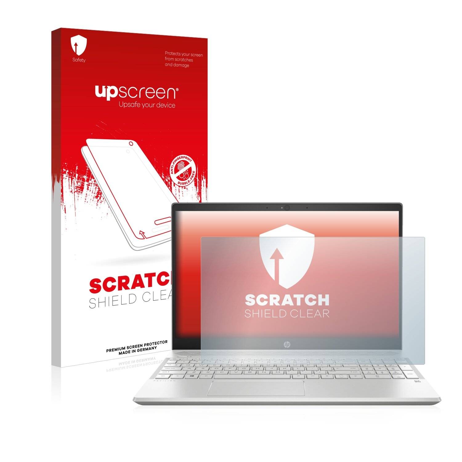 upscreen Scratch Shield Clear Premium Displayschutzfolie für HP Pavilion