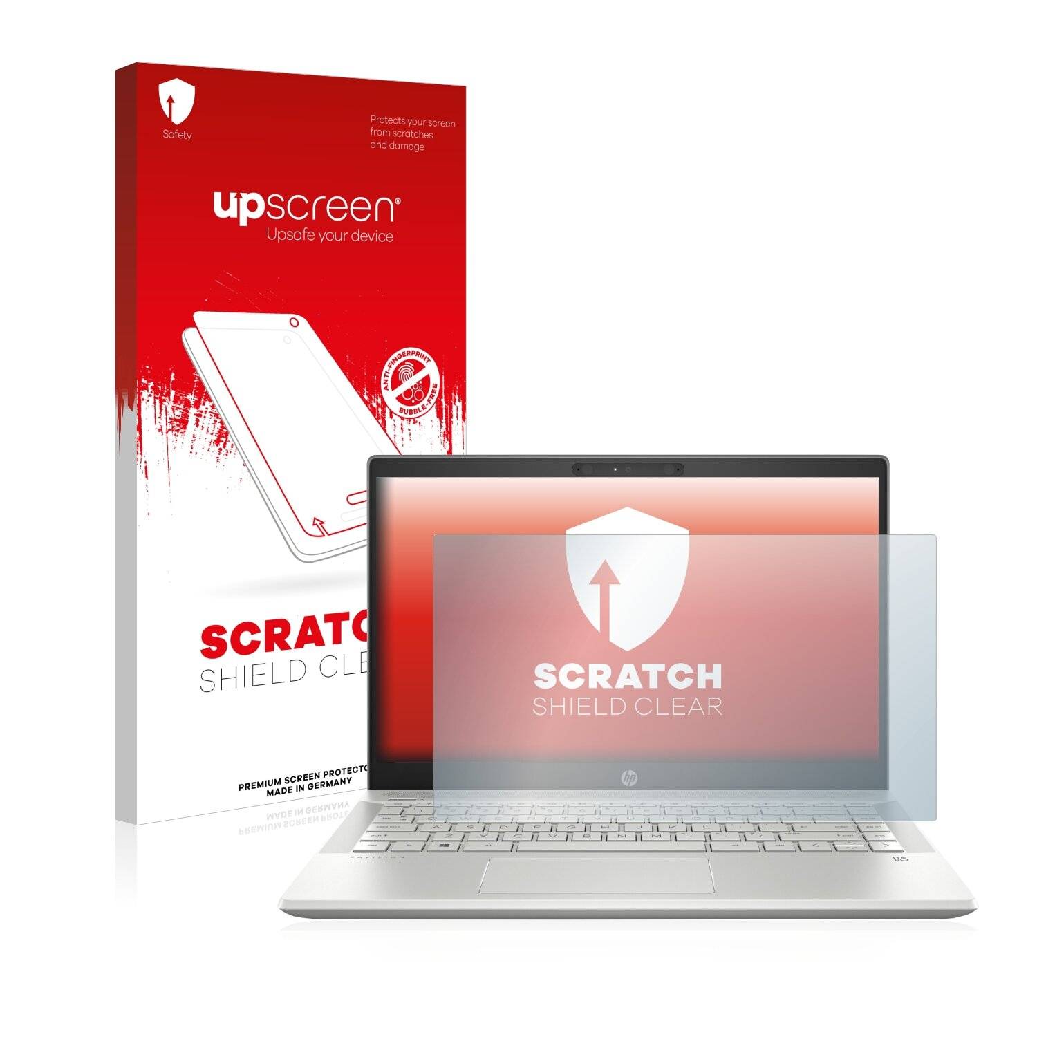 upscreen Scratch Shield Clear Premium Displayschutzfolie für HP Pavilion
