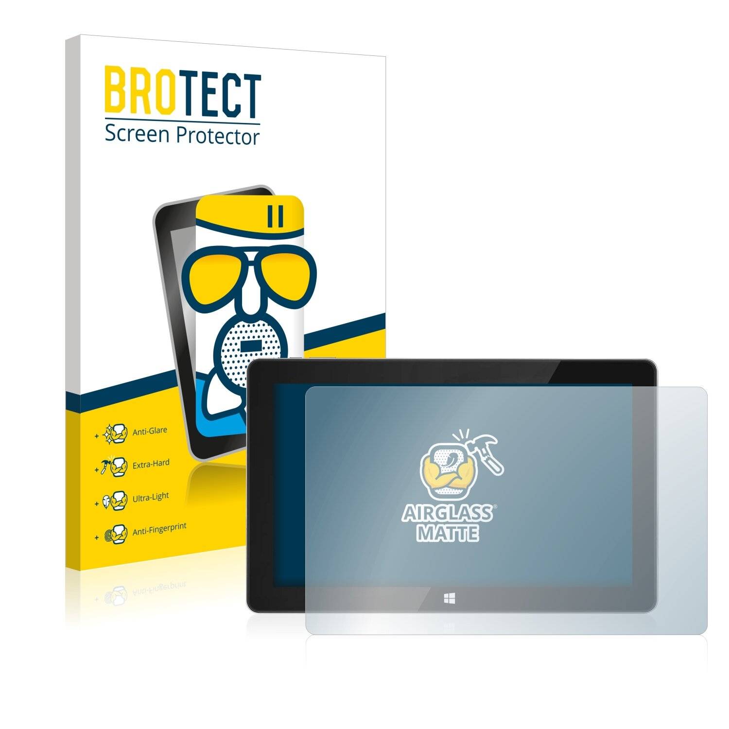 BROTECT AirGlass Matte Schutzglas Folie für Jumper EZpad 6