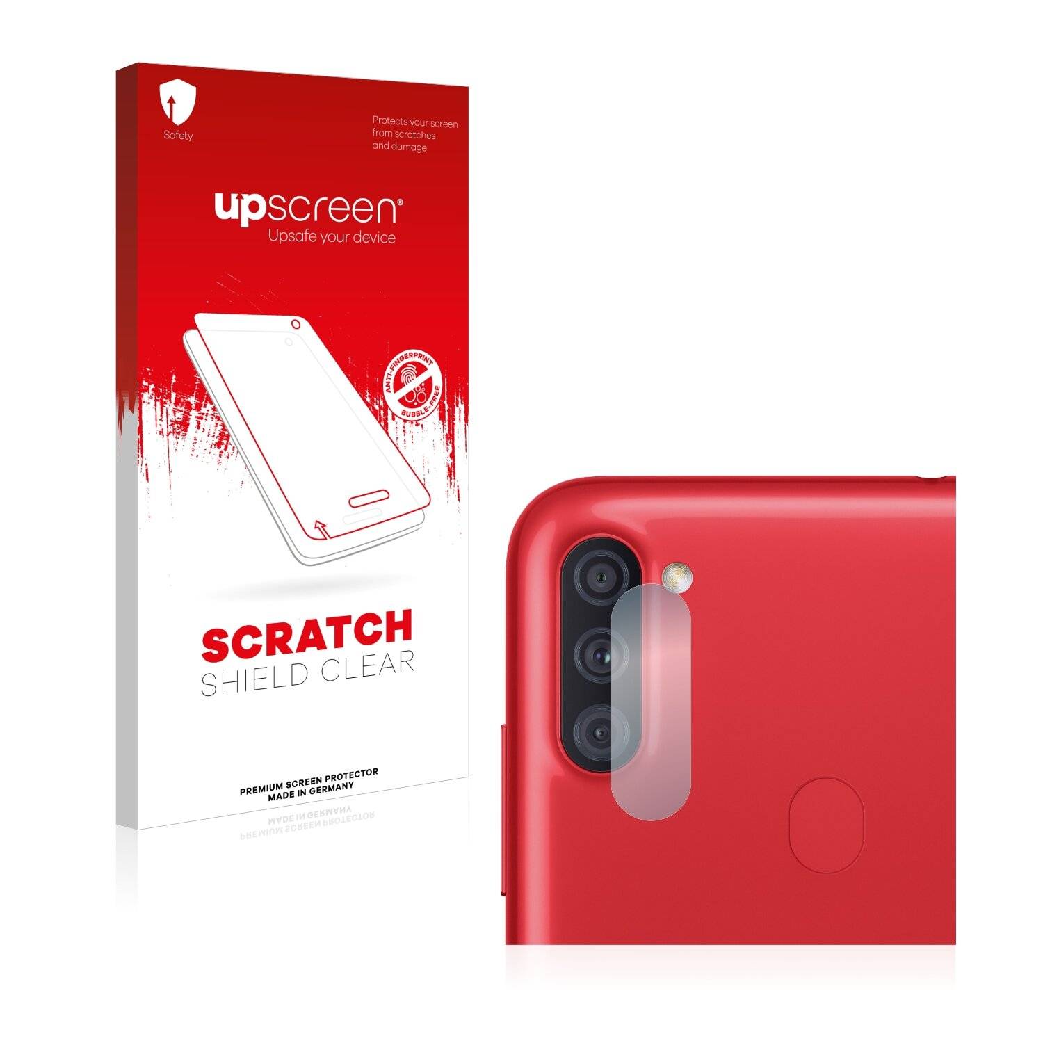 upscreen Scratch Shield Clear Premium Displayschutzfolie für Samsung Galaxy A11 (NUR