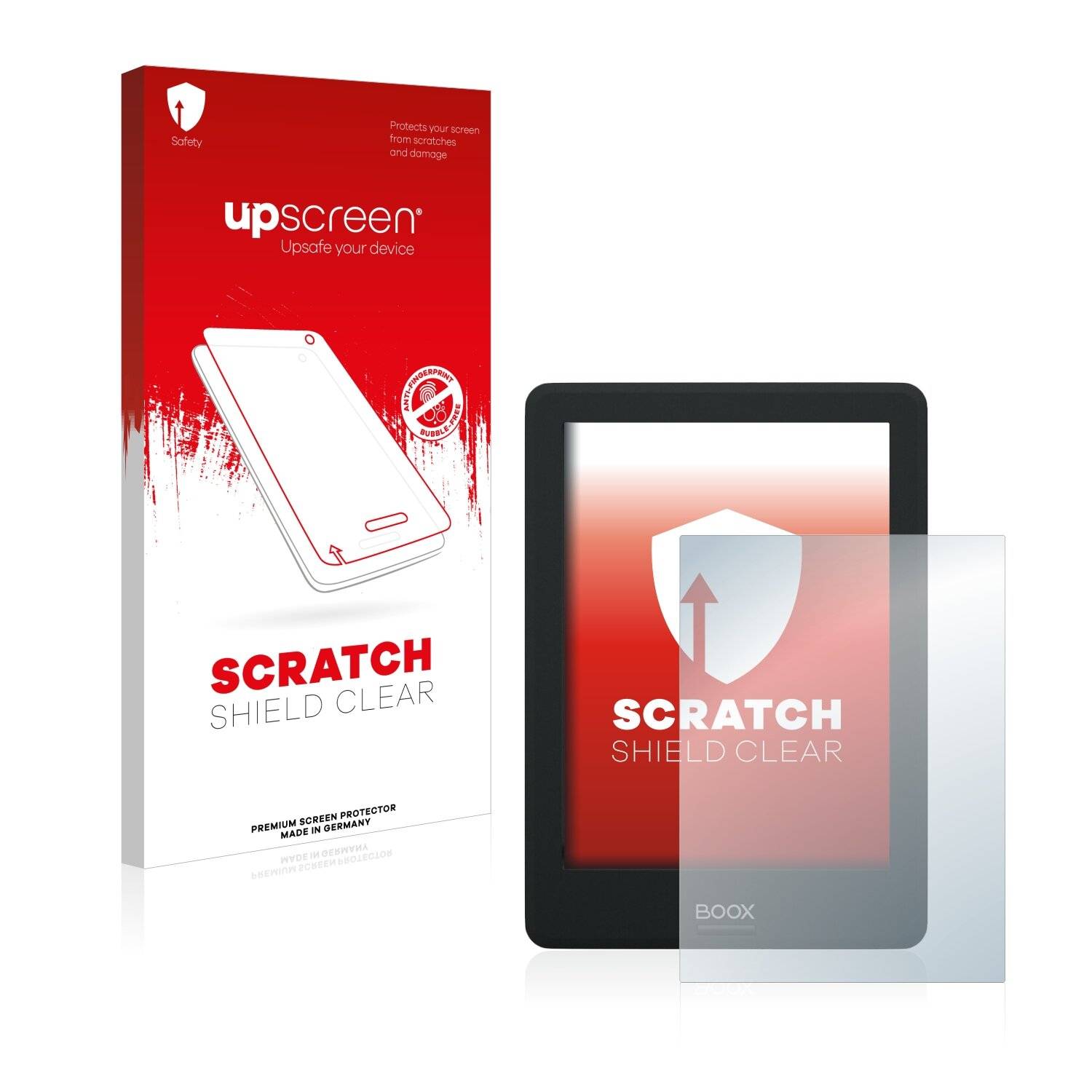 upscreen Scratch Shield Clear Premium Displayschutzfolie für Onyx Boox