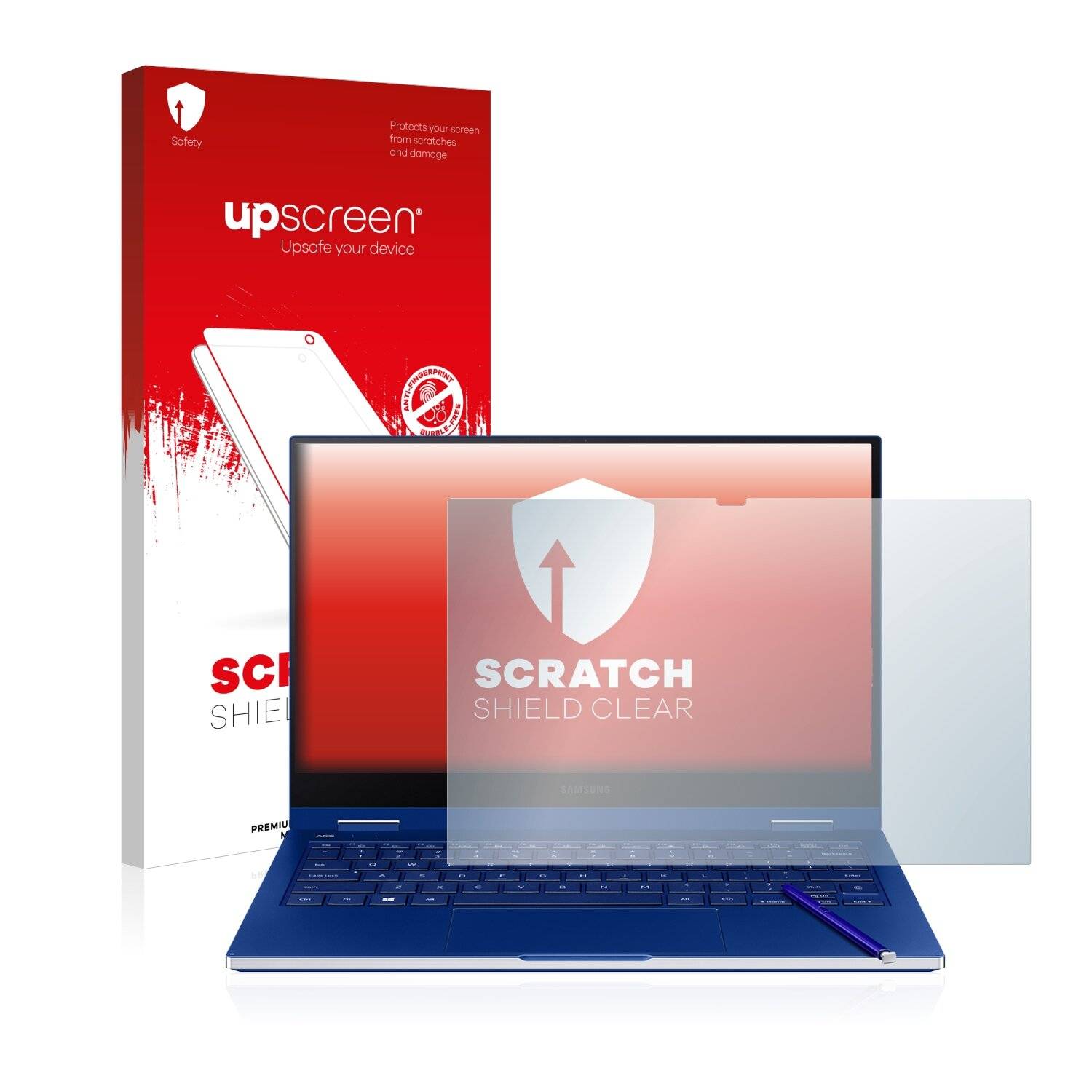 upscreen Scratch Shield Clear Premium Displayschutzfolie für Samsung Galaxy Book Flex