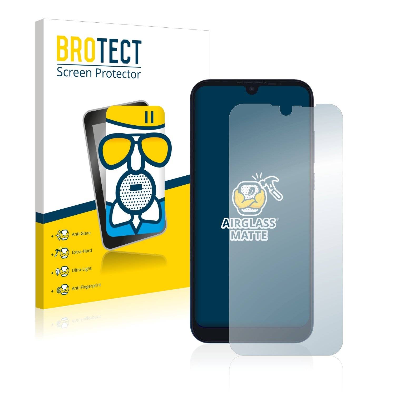 BROTECT AirGlass Matte Schutzglas Folie für Motorola Moto