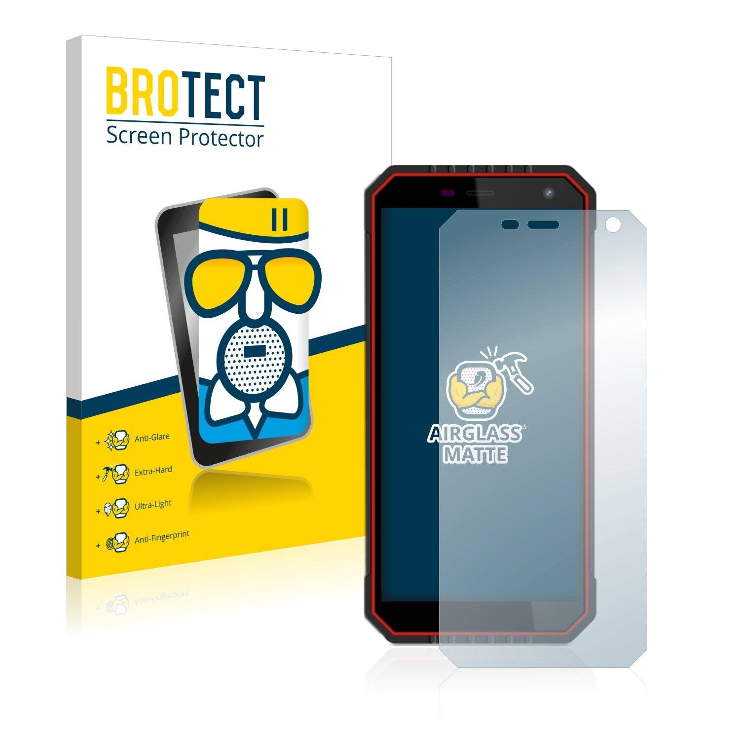 BROTECT AirGlass Matte Schutzglas Folie für Getnord