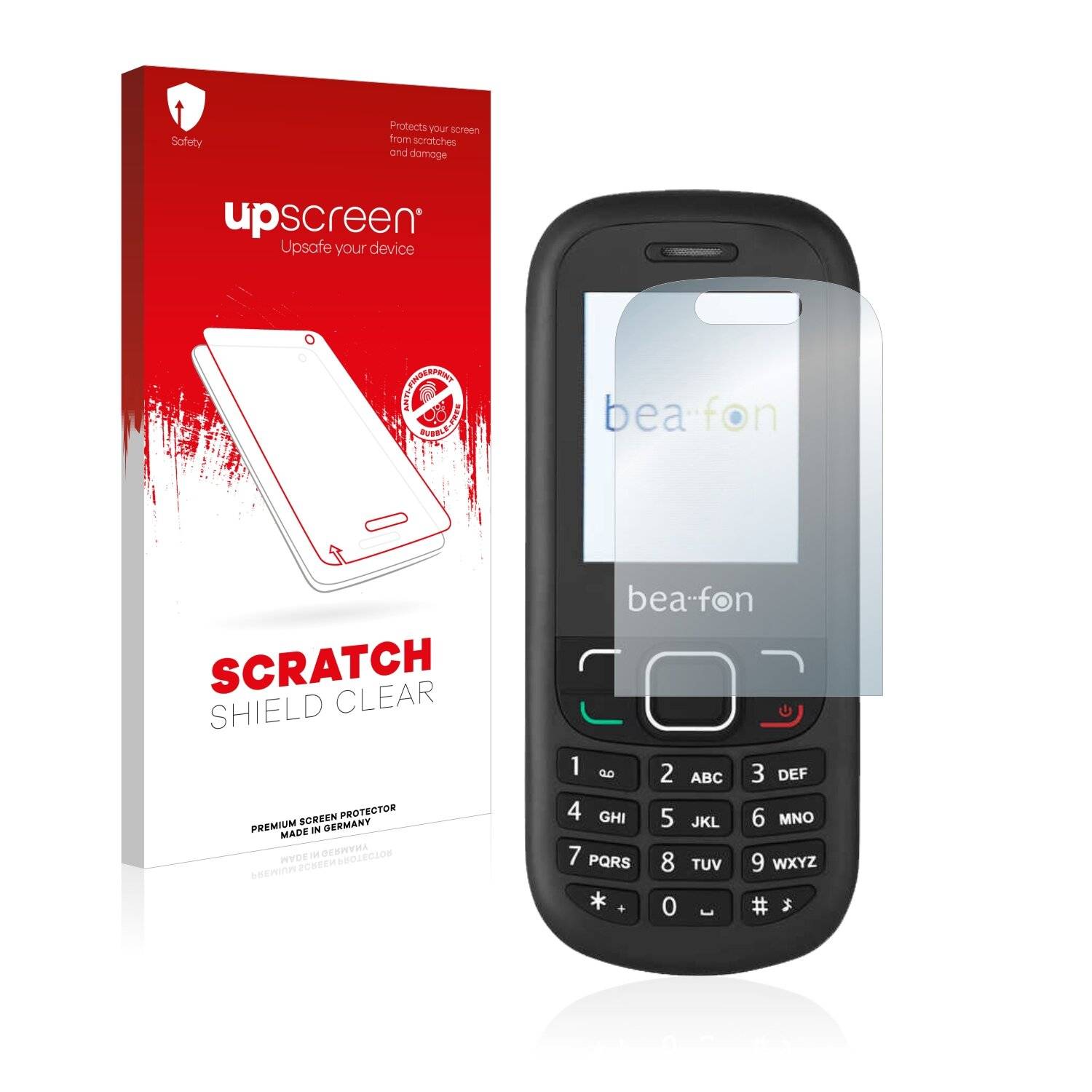 upscreen Scratch Shield Clear Premium Displayschutzfolie für Beafon