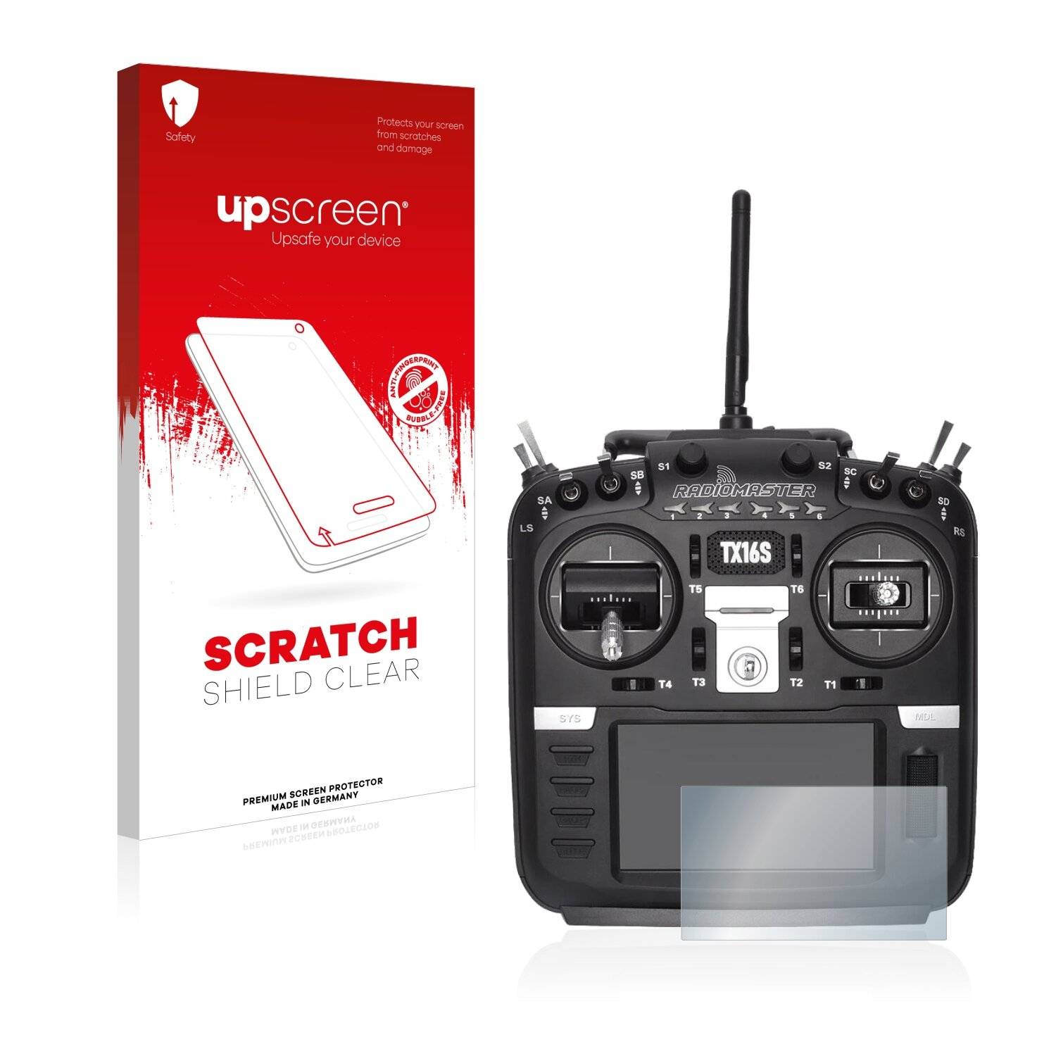 upscreen Scratch Shield Clear Premium Displayschutzfolie für Radiomaster